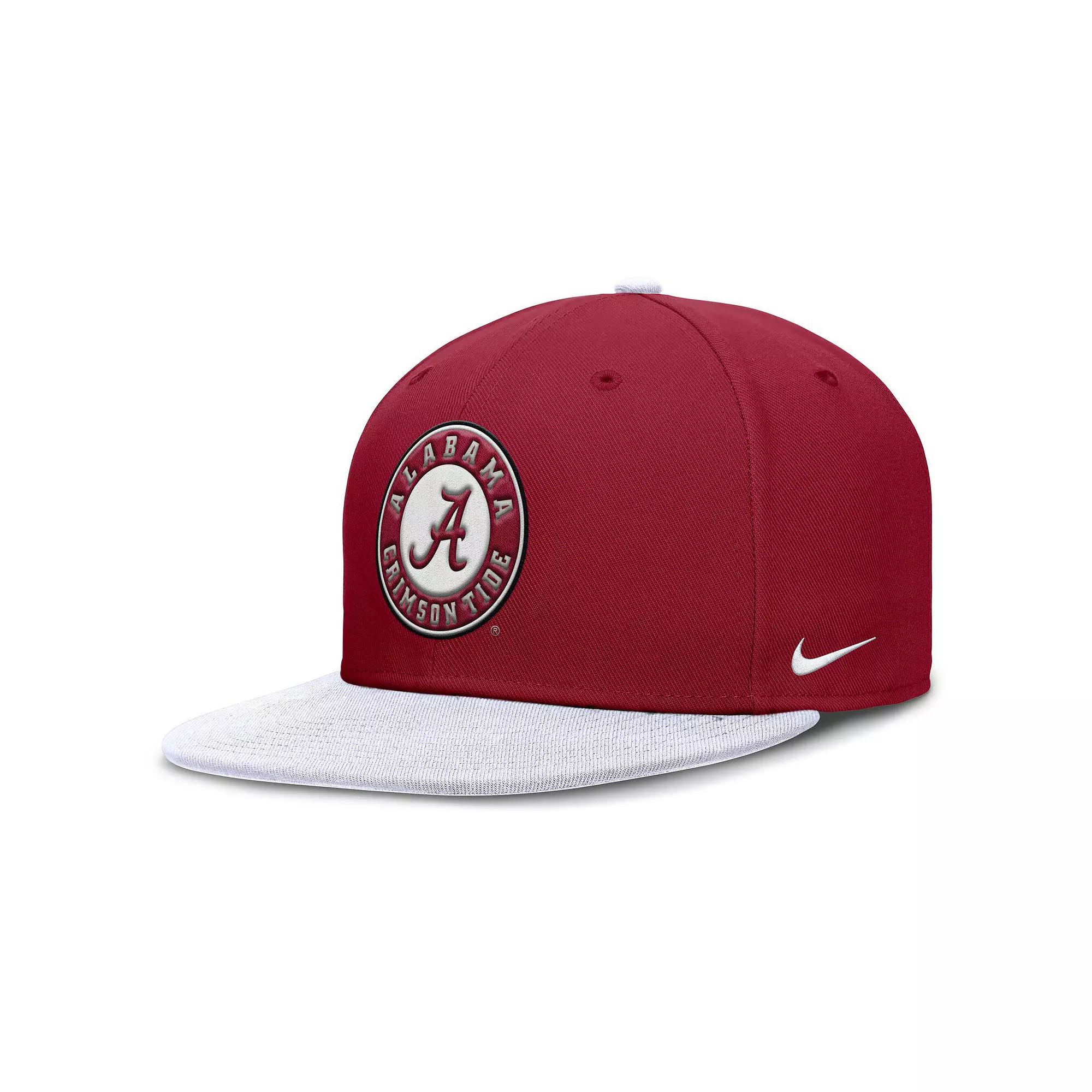 Men's Nike Crimson/White Alabama Crimson Tide Two-Tone Primetime Performance Fitted Hat,  Product Image
