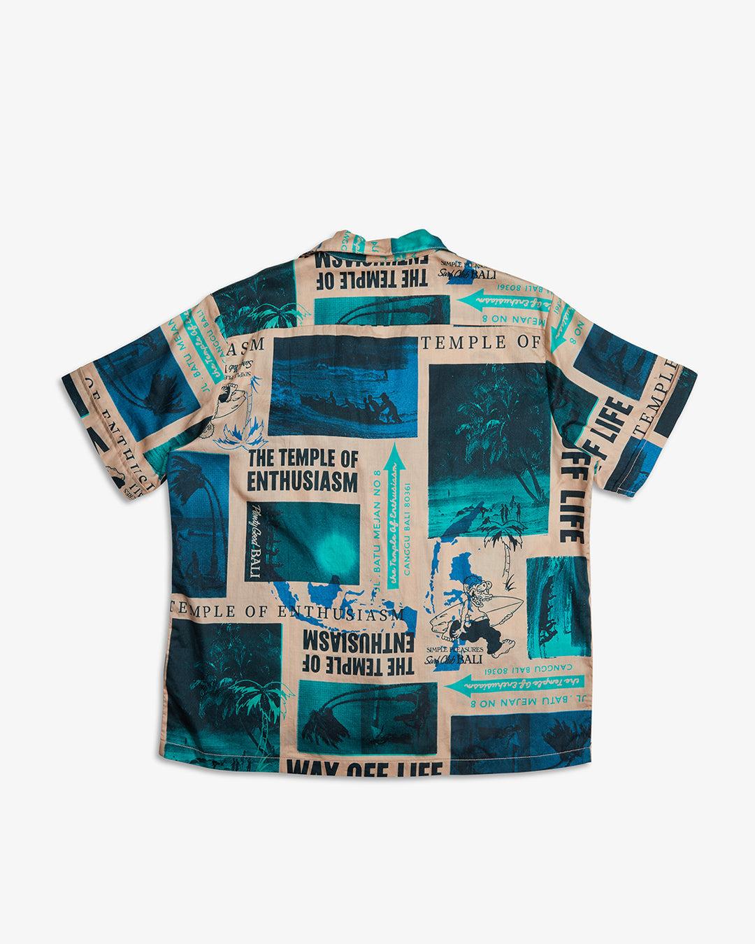 Way Off Shirt - Lagoon Product Image
