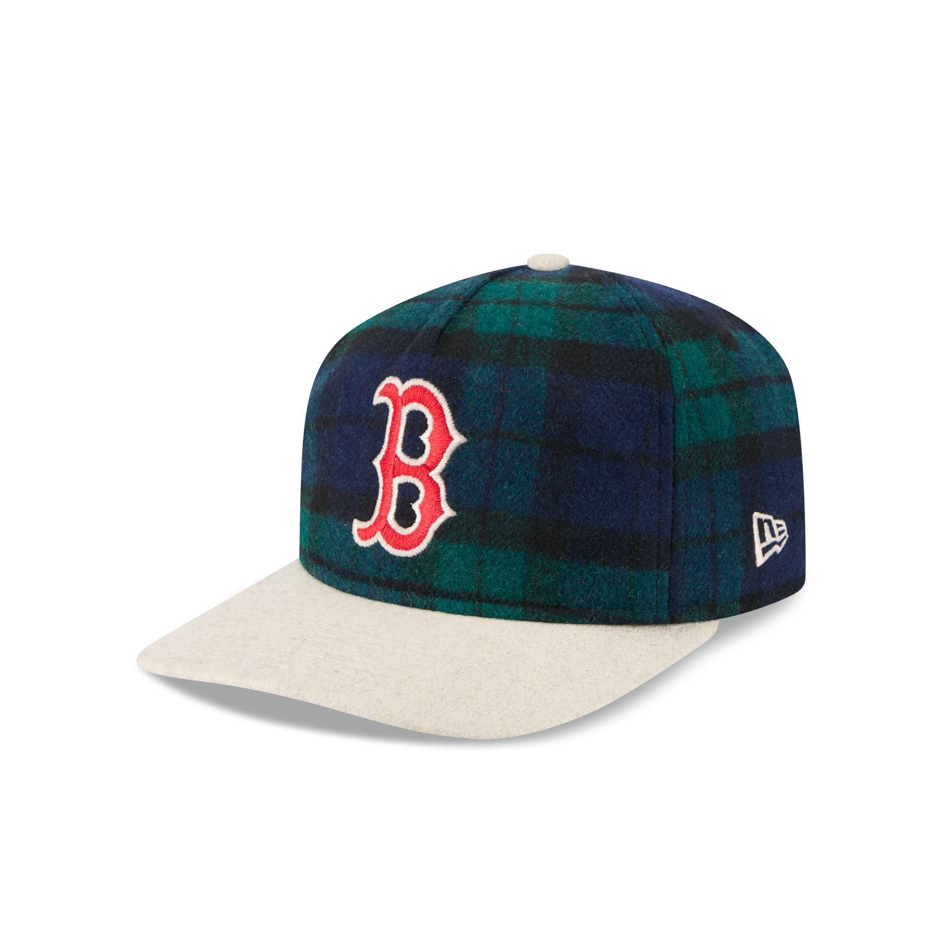 Boston Red Sox Plaid Letterman 19TWENTY Adjustable Hat Male Product Image