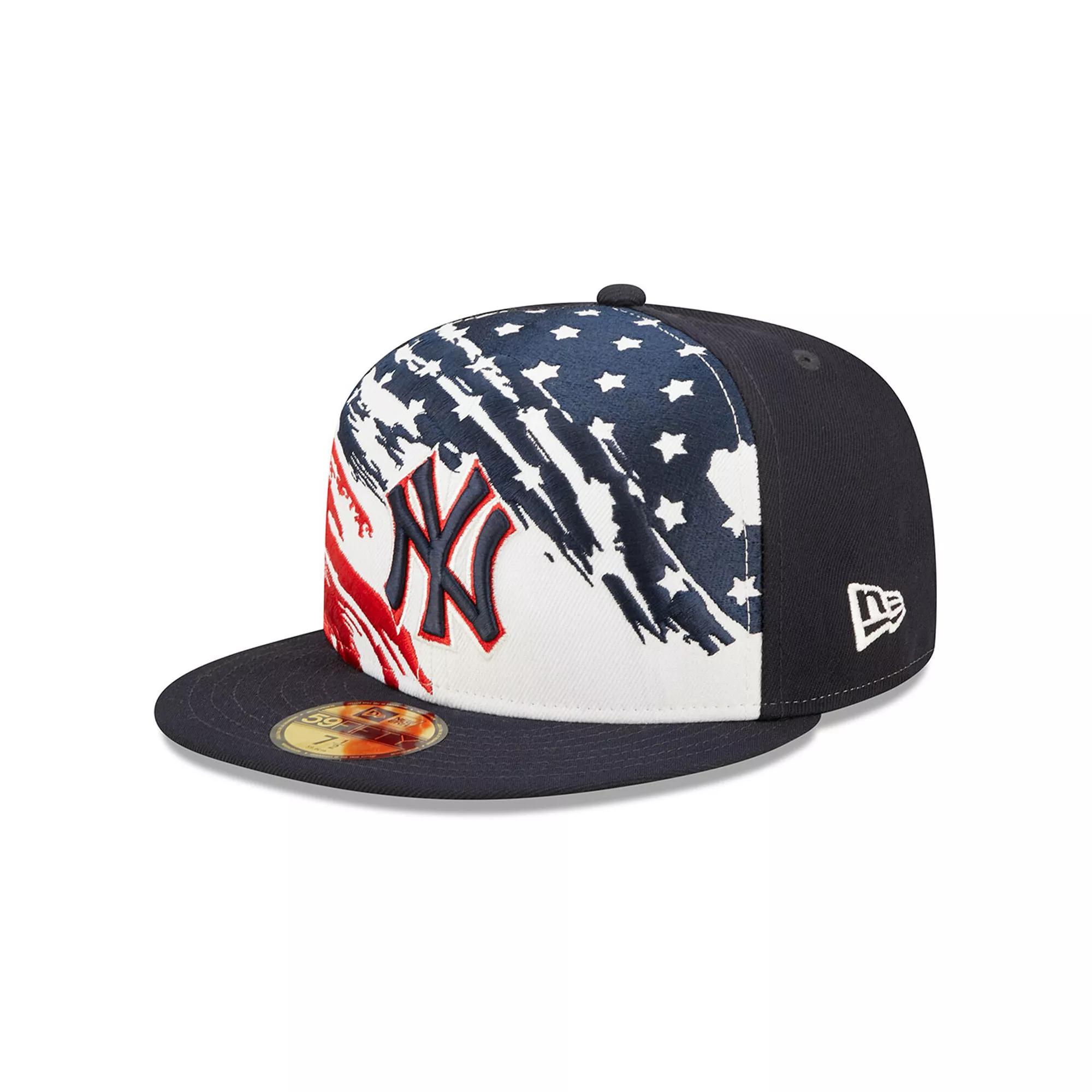 Men's New Era Navy New York Yankees 2022 4th of July On-Field 59FIFTY Fitted Hat, Size: 7 7/8, Blue Product Image