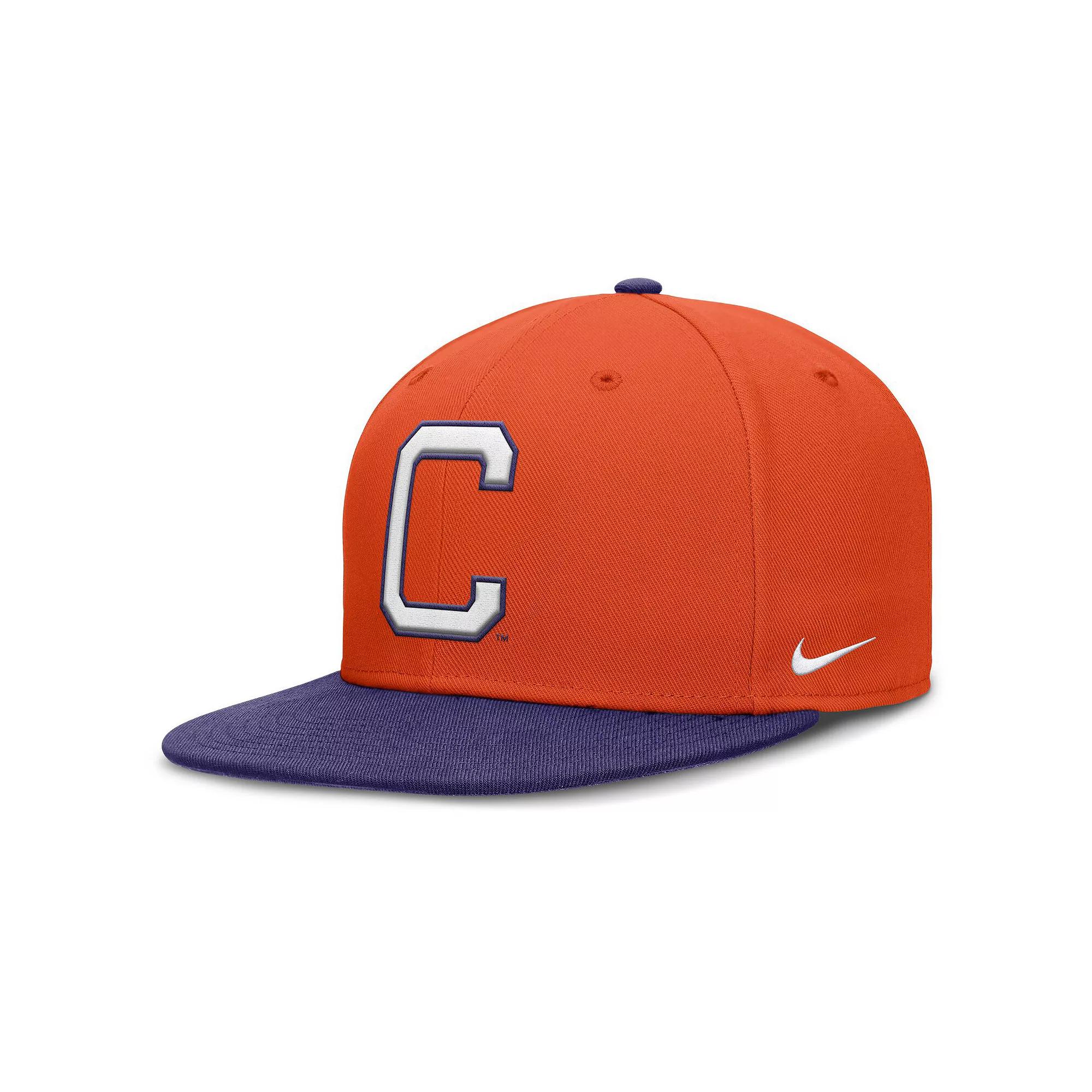 Men's Nike Orange/Purple Clemson Tigers Two-Tone Primetime Performance Fitted Hat, Size: 7 5/8 Product Image