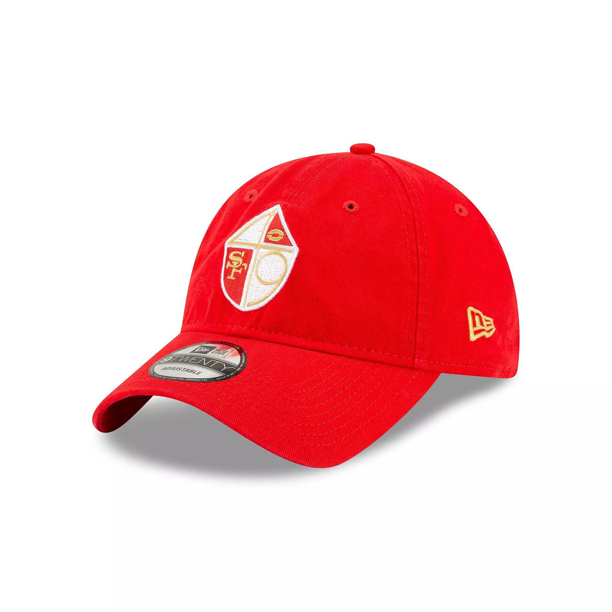 Men's New Era Scarlet San Francisco 49ers Core Classic 9TWENTY Adjustable Hat, Red Product Image