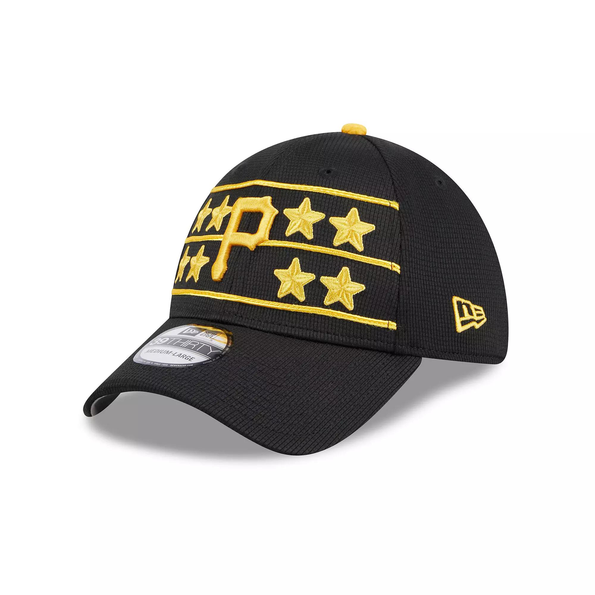 Men's New Era Black Pittsburgh Pirates 2024 Batting Practice 39THIRTY Flex Hat,  Product Image