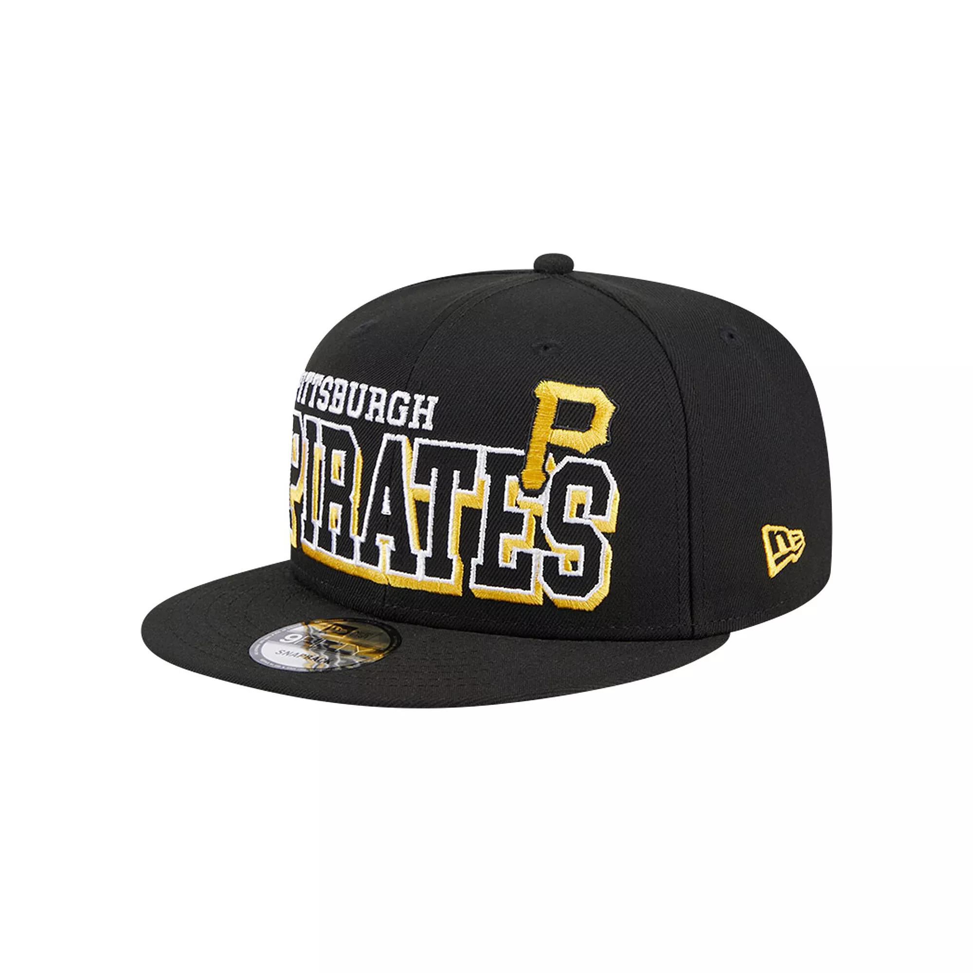 Men's New Era Black Pittsburgh Pirates Game Day Bold 9FIFTY Snapback Hat Product Image