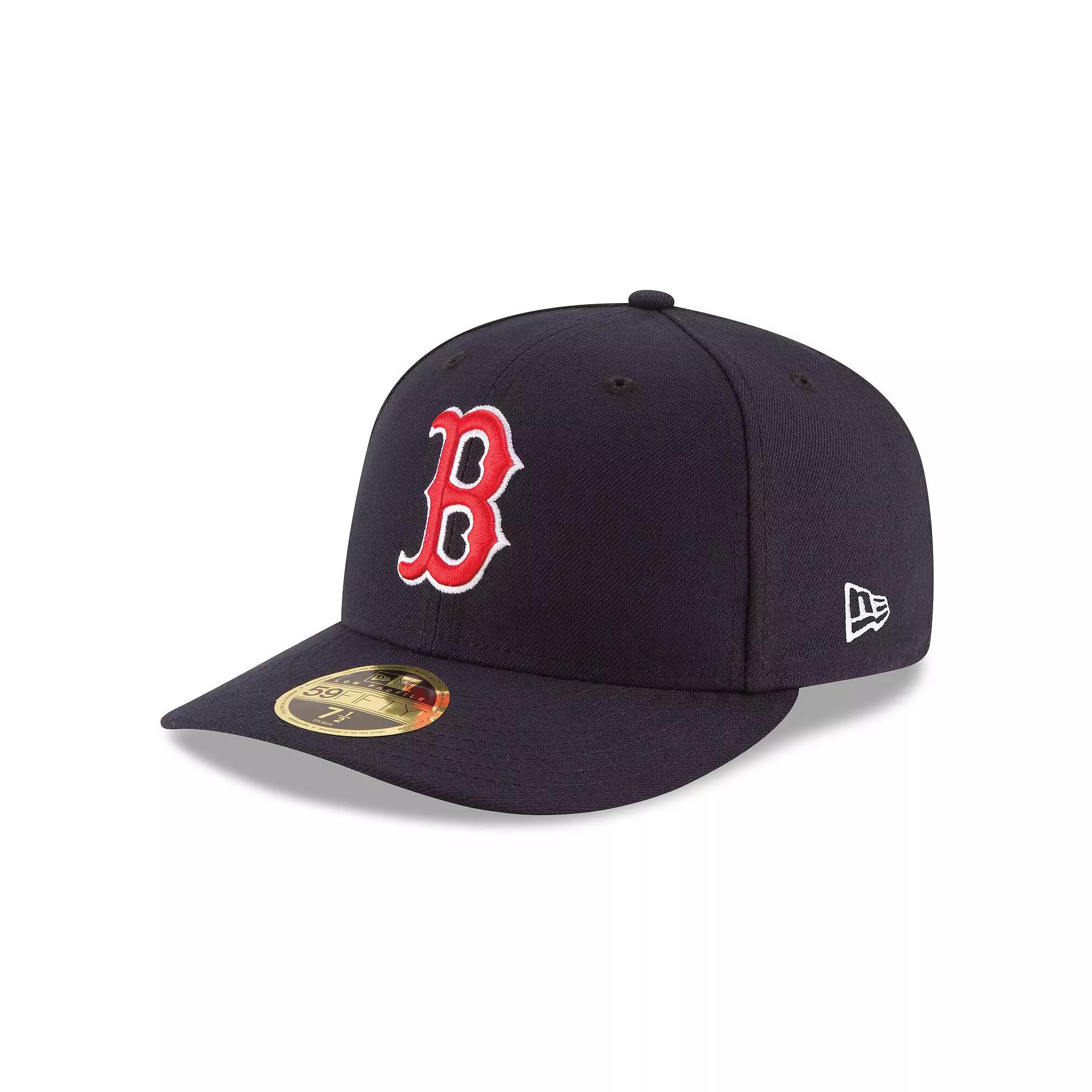 Men's New Era Navy Boston Red Sox Authentic Collection On Field Low Profile Game 59FIFTY Fitted Hat,  Product Image