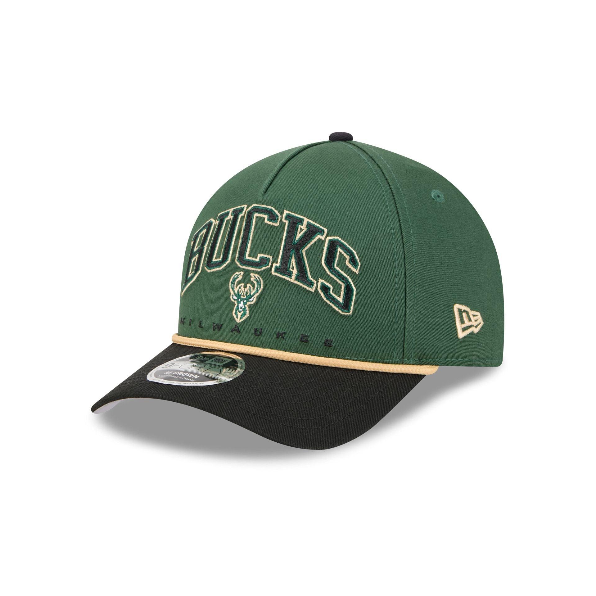 Milwaukee Bucks Arch 9FORTY M-Crown A-Frame Snapback Hat Male Product Image