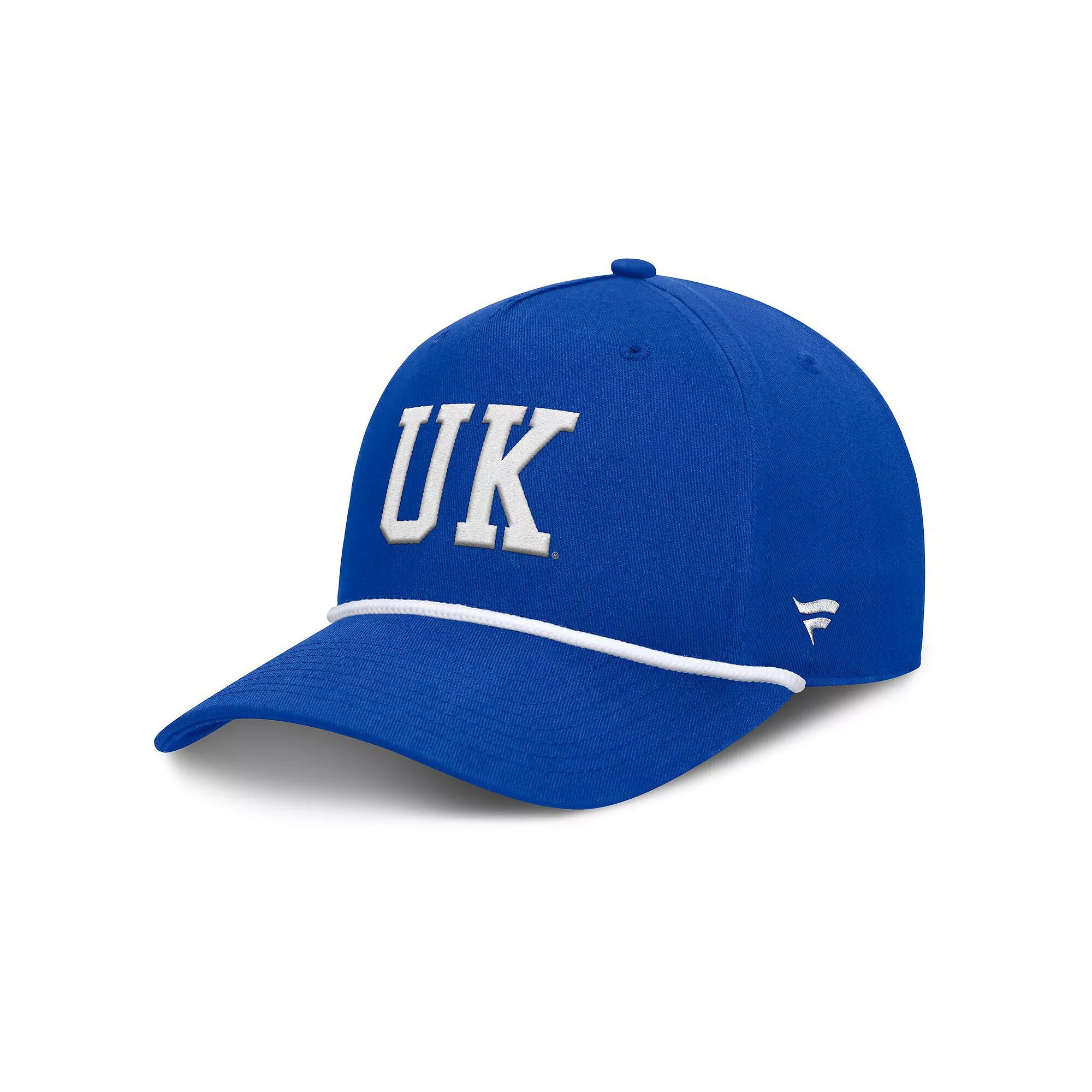 Men's Fanatics Royal Kentucky Wildcats Foul Ball Rope Adjustable Hat, Blue Product Image