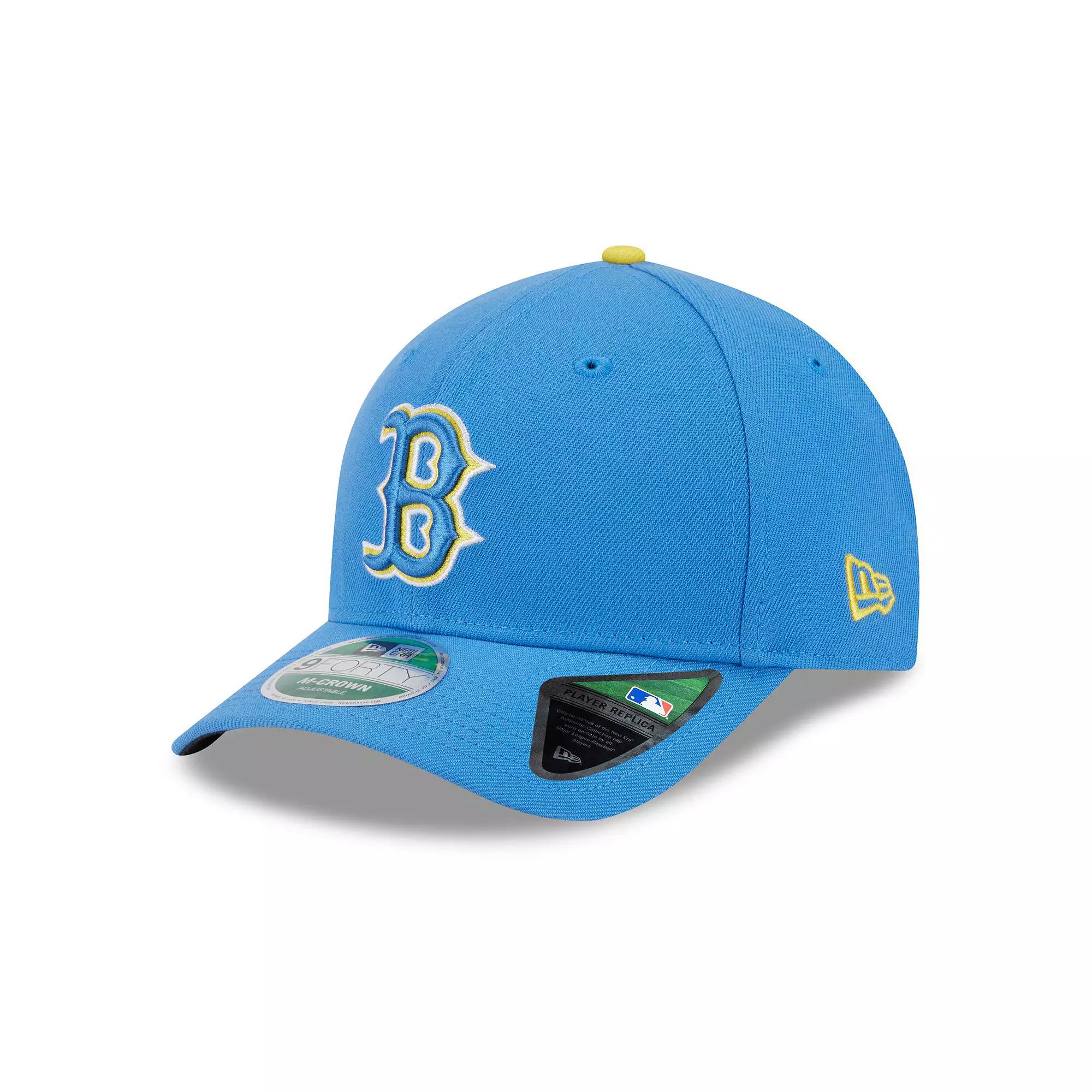 New Era Mens New Era Red Sox 9FORTY M-Crown Alternate Cap - Mens Carolina/Yellow Product Image