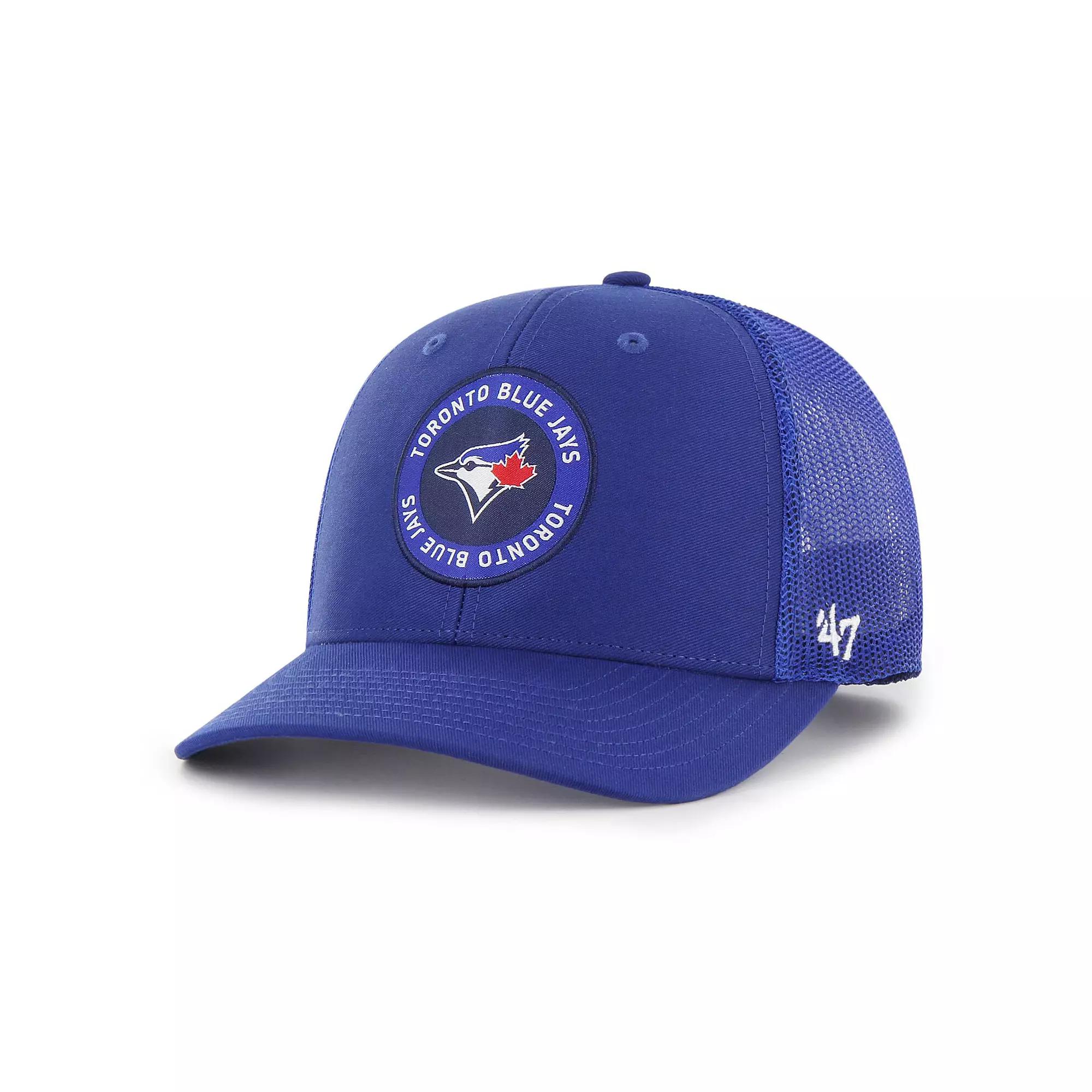 Men's '47 Royal Toronto Blue Jays Unveil Trucker Adjustable Hat, Jay Blue Product Image