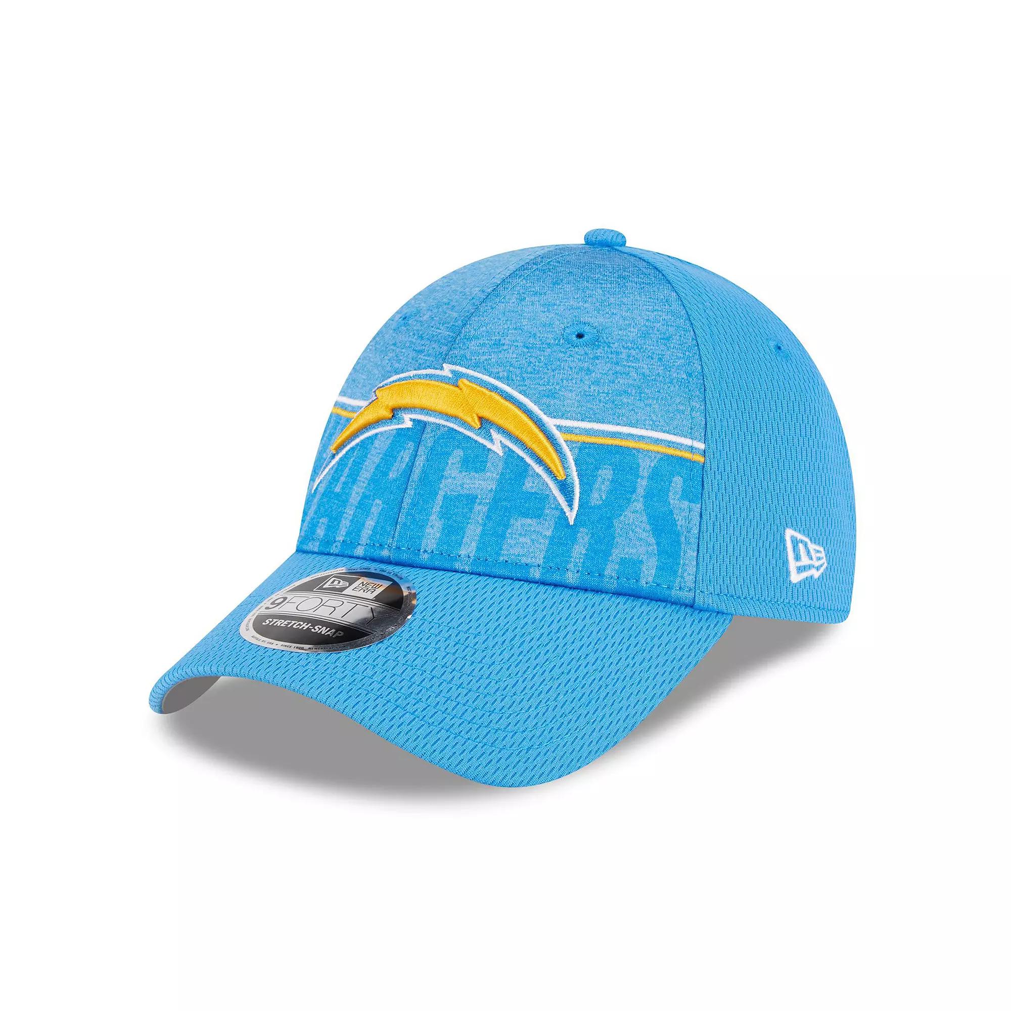 Men's New Era Powder Blue Los Angeles Chargers 2023 NFL Training Camp 9FORTY Adjustable Hat Product Image
