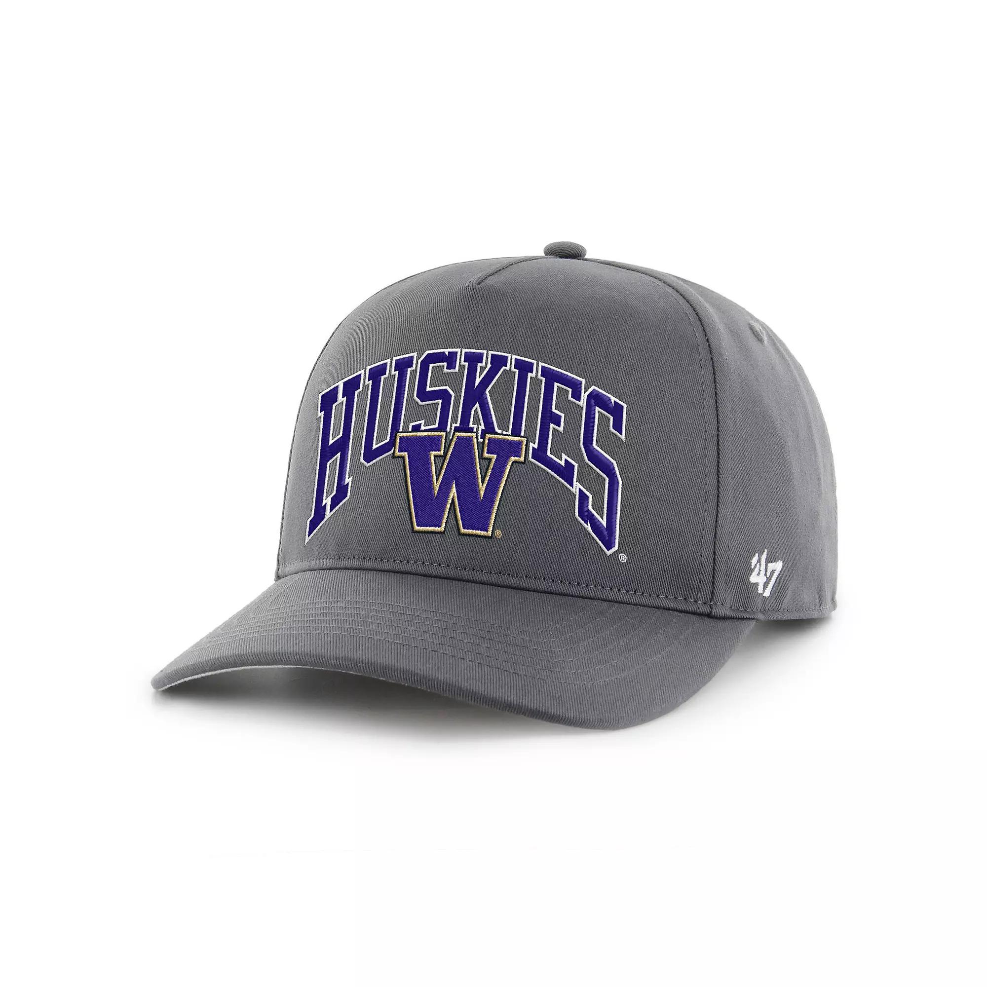 Men's '47  Charcoal Washington Huskies Classic Hitch Adjustable Hat Product Image
