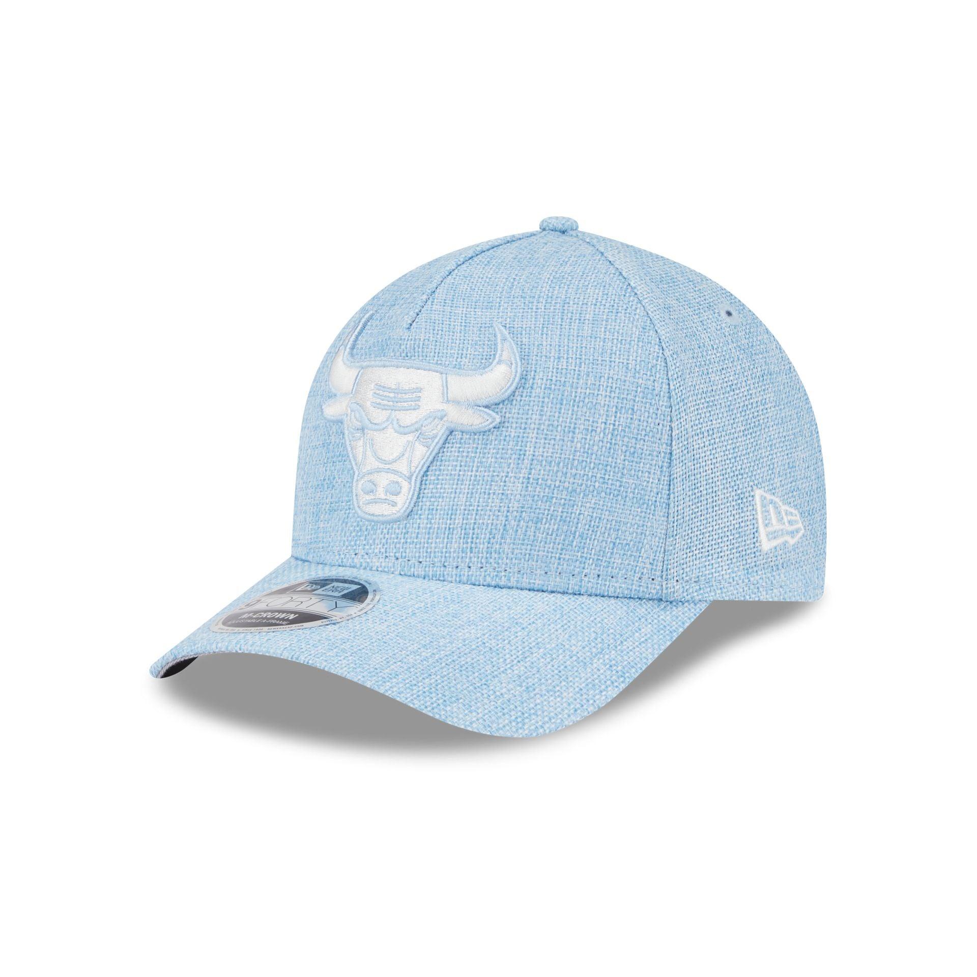 Chicago Bulls Cotton Weaver Blue 9FORTY M-Crown A-Frame Snapback Hat Male Product Image