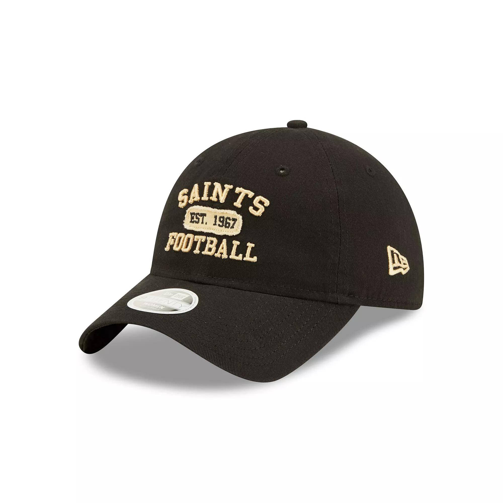 Women's New Era Black New Orleans Saints Formed 9TWENTY Adjustable Hat Product Image