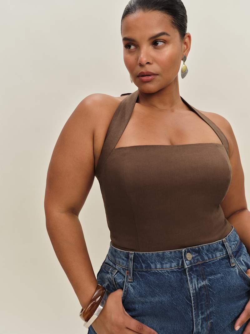 Malika Linen Top Es Product Image