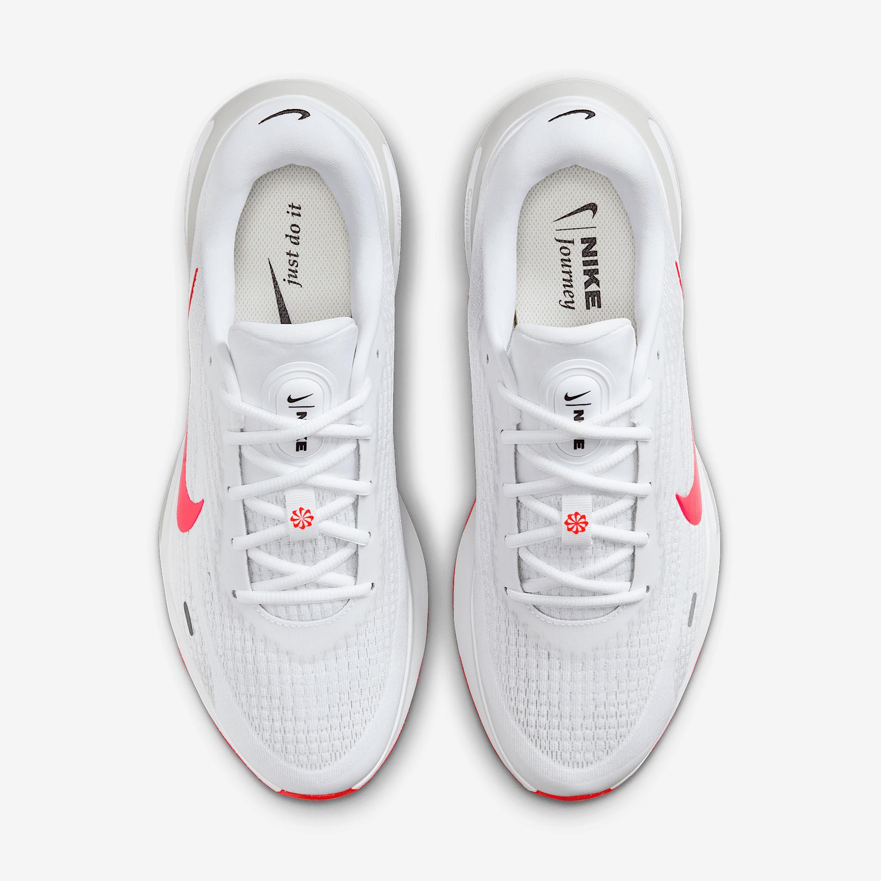 Nike Mens Journey Run Running Shoes in White/Wolf Grey/Pure Platinum Product Image