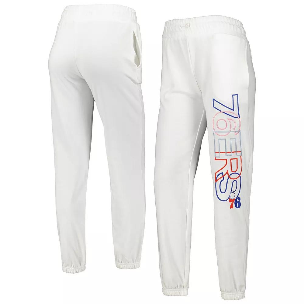 Women's Concepts Sport White Philadelphia 76ers Sunray Pants,  Product Image
