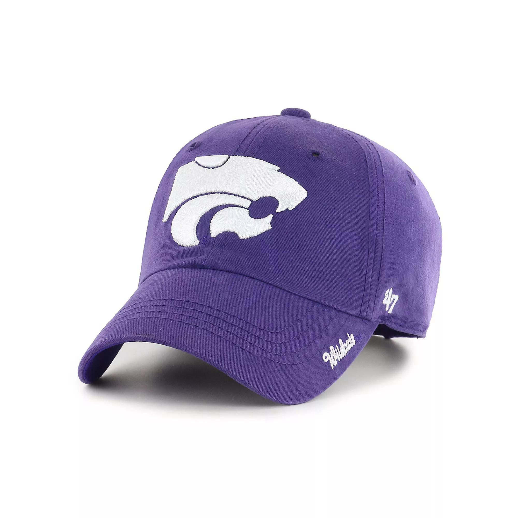 Women's '47 Purple Kansas State Wildcats Miata Clean Up Logo Adjustable Hat Product Image