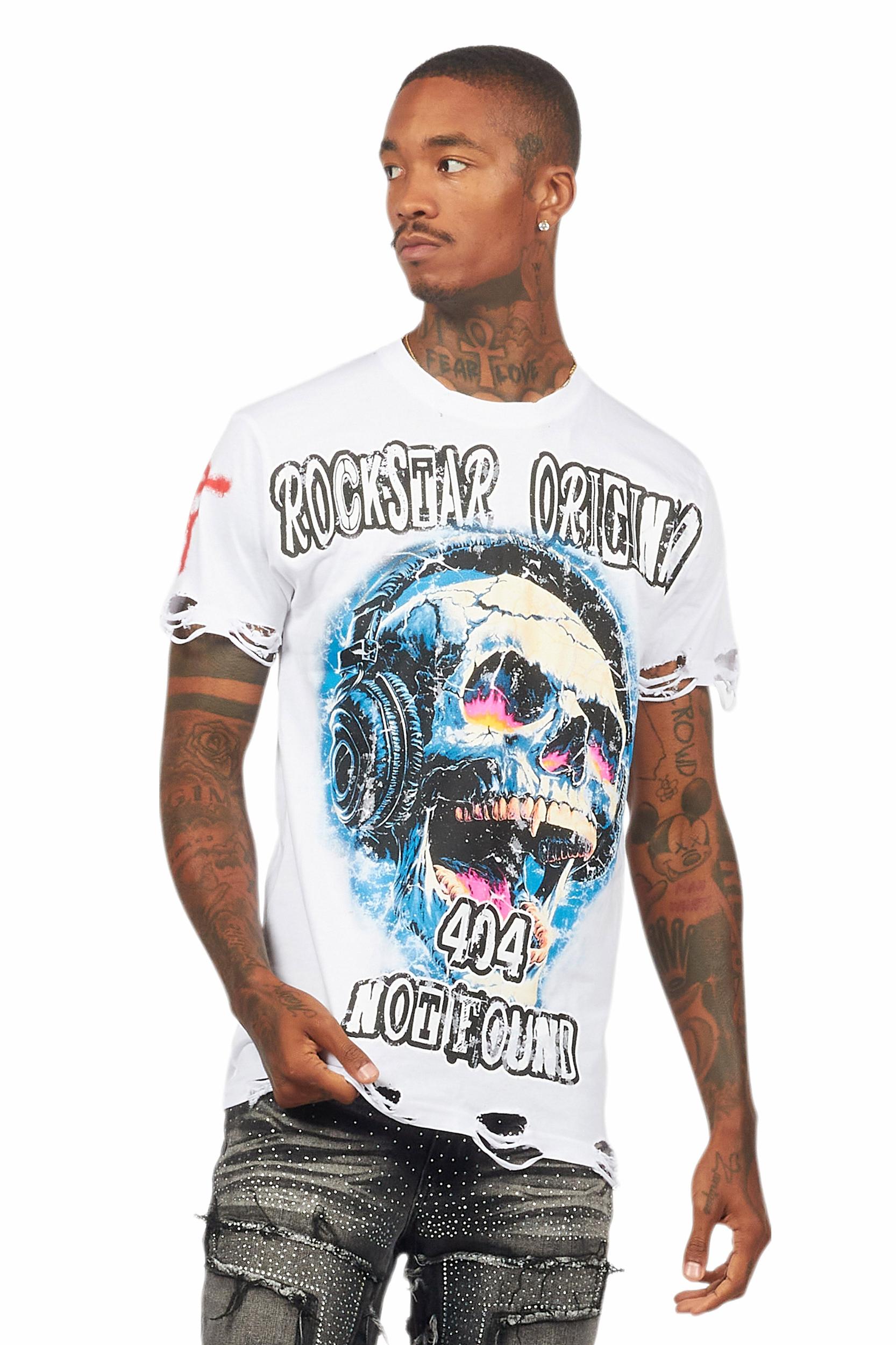 Amare White Graphic T-Shirt Male Product Image