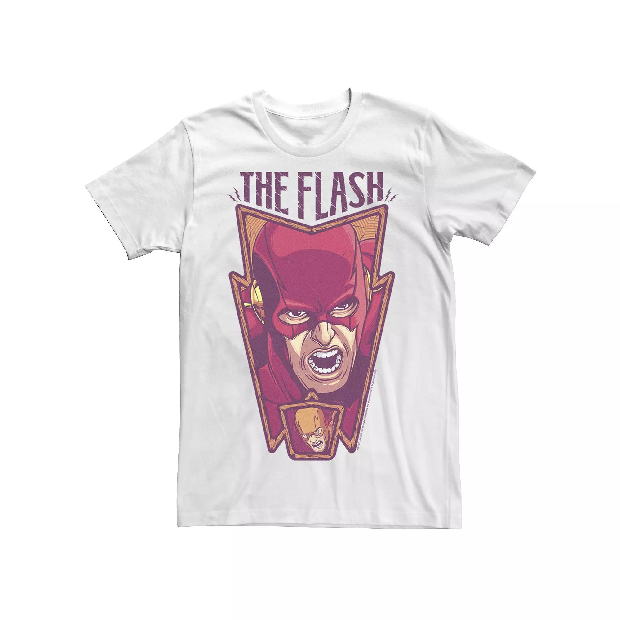 Men's DC FanDome The Flash Portrait Graphic Tee, Size: Large, White Product Image