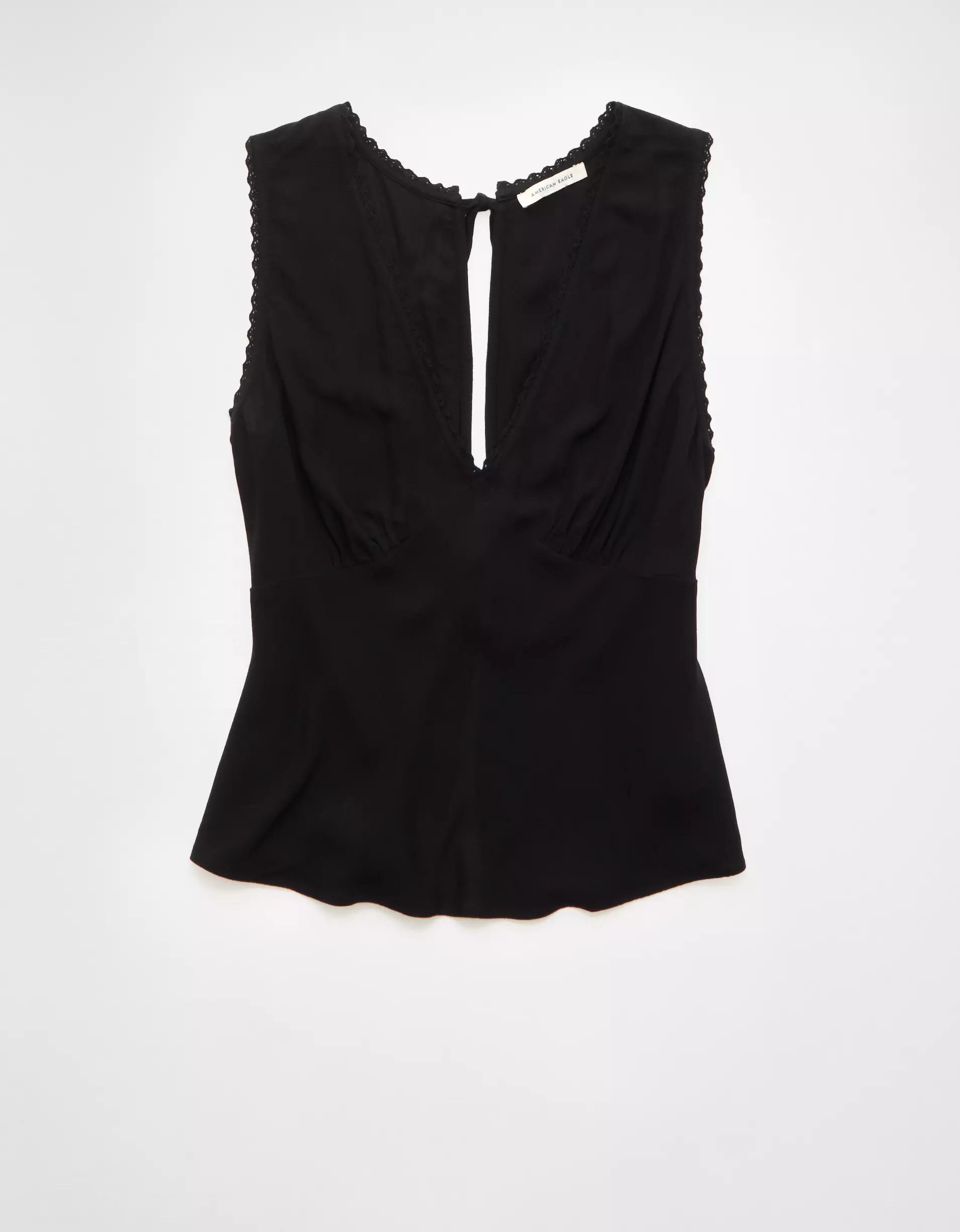 AE V-Neck Tie Back Top Product Image