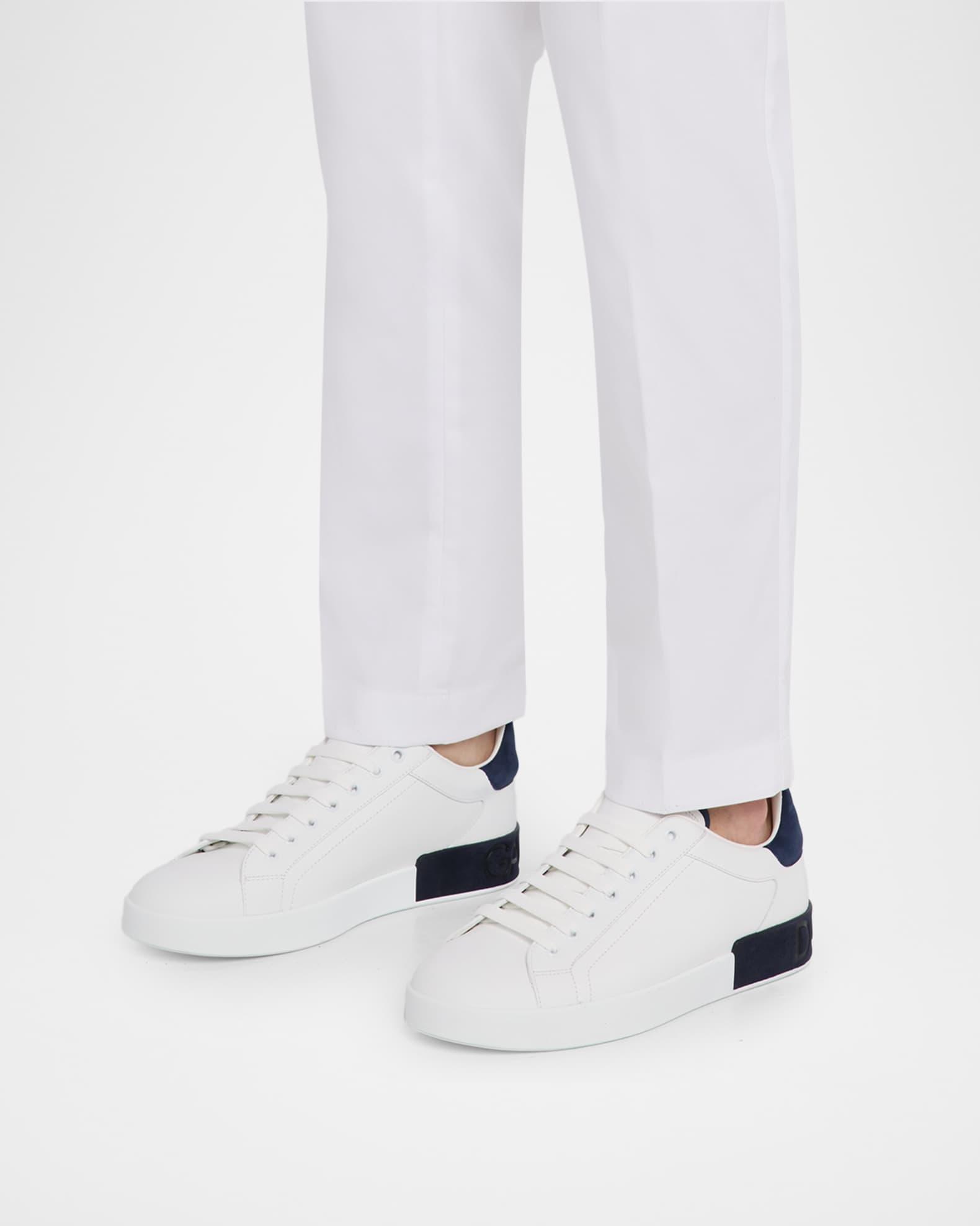 Men's Portofino Calfskin Low-Top Sneakers Product Image