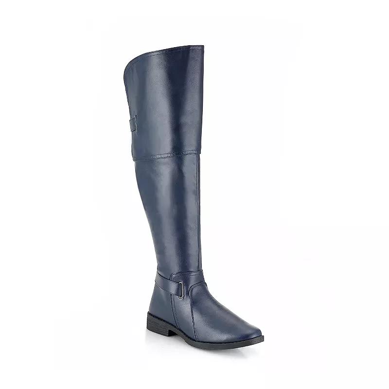 Henry Ferrera Sarit Women's Thigh-High Boots, Size: 7, Blue Product Image