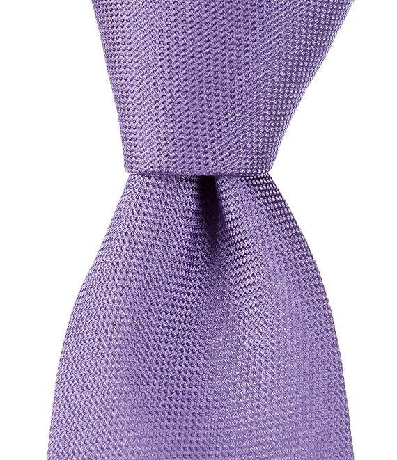 Hugo Boss Solid Textured 2.95#double; Silk Tie Product Image