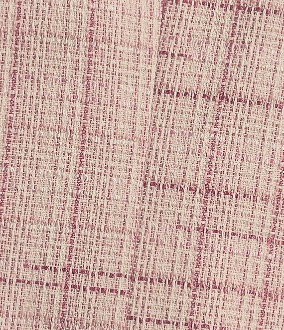 Jones New York Tweed Notch Lapel Long Sleeve Open Front Jacket Product Image