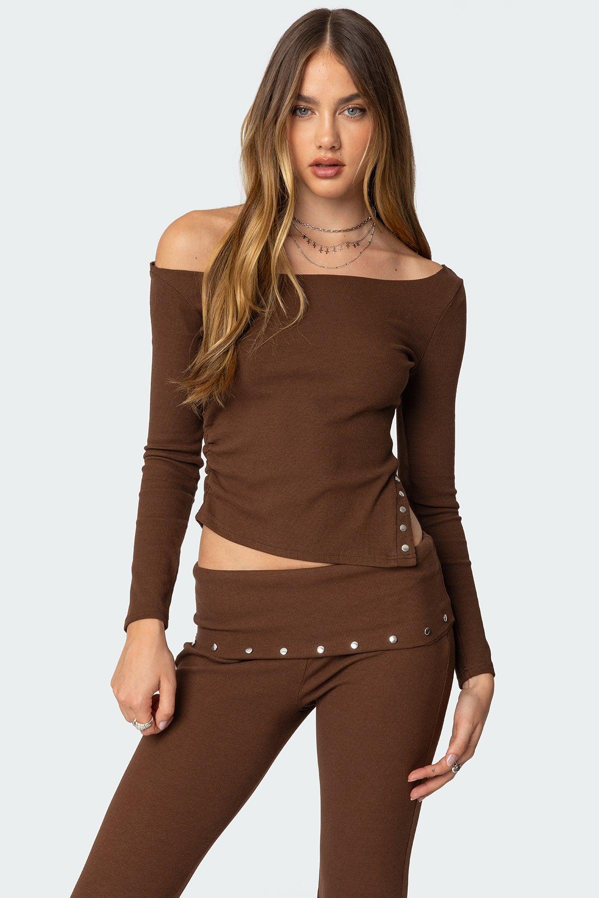 Aries Studded Asymmetric Top Product Image
