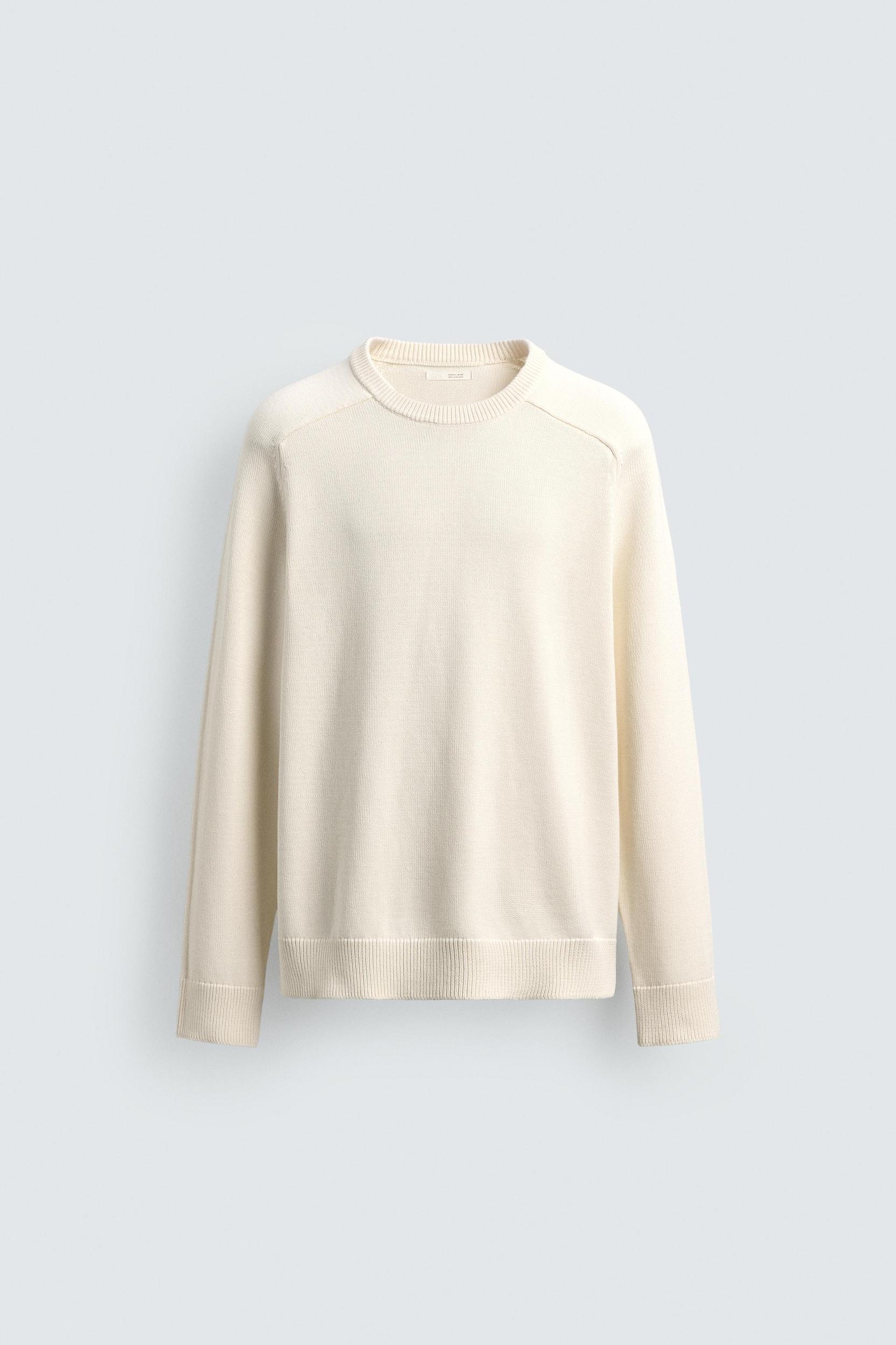 TEXTURED COTTON SWEATER Product Image