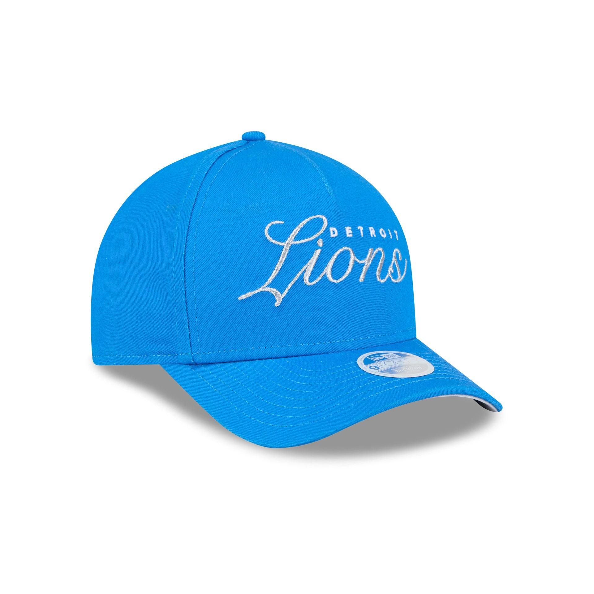 Detroit Lions Metallic Women's 9FORTY M-Crown A-Frame Snapback Hat Female Product Image