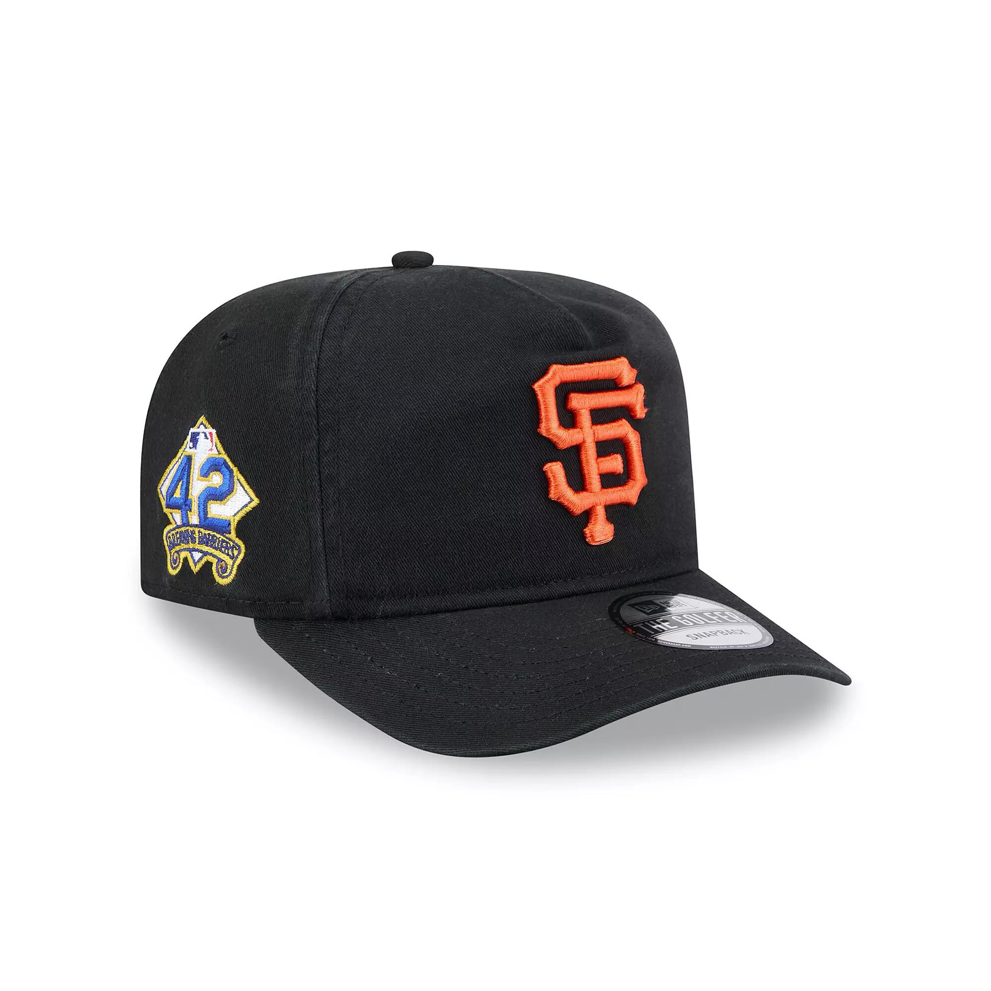 Men's New Era Black San Francisco Giants 2025 Jackie Robinson Day Golfer Adjustable Hat Product Image