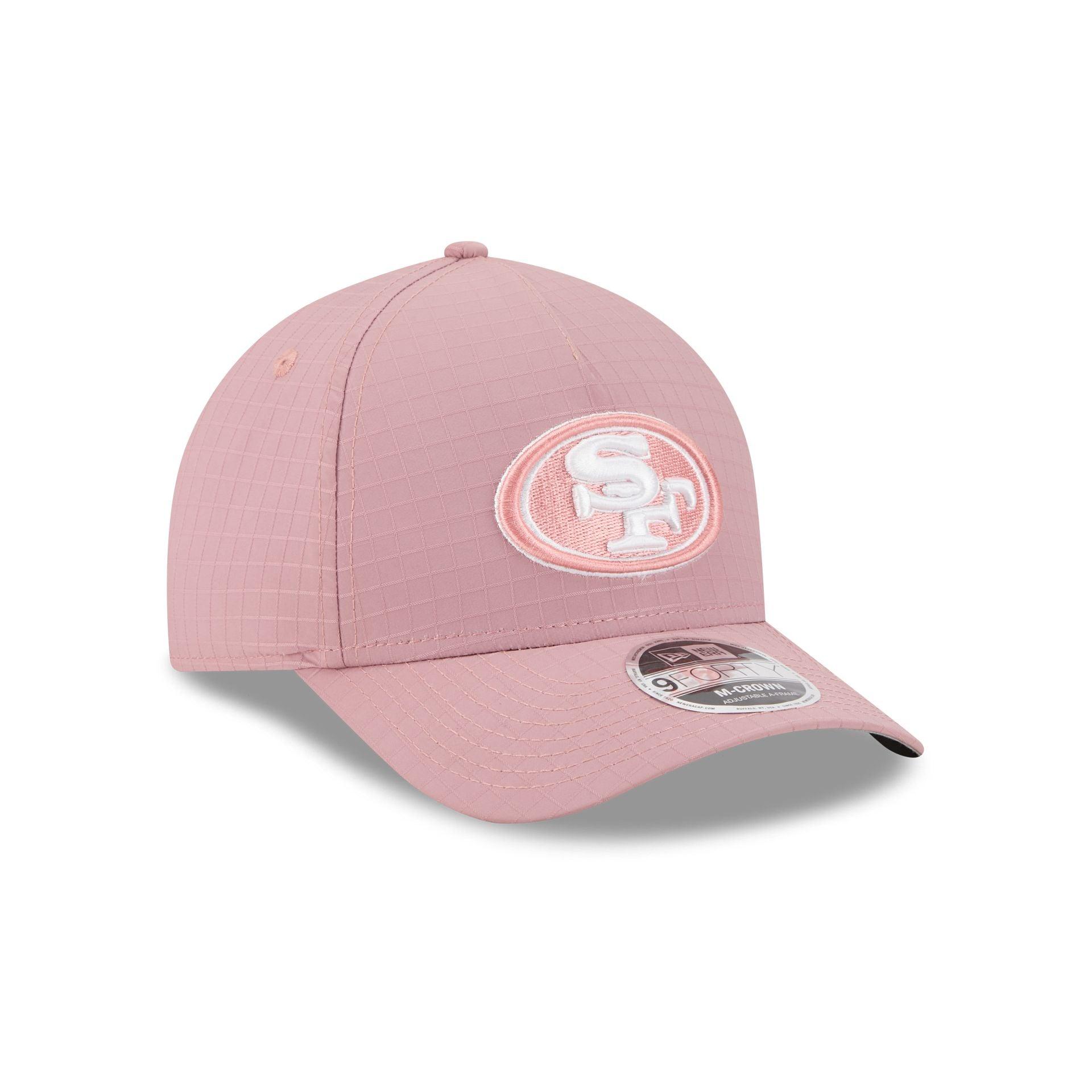 San Francisco 49ers Pink Ripstop 9FORTY M-Crown A-Frame Snapback Hat Male Product Image