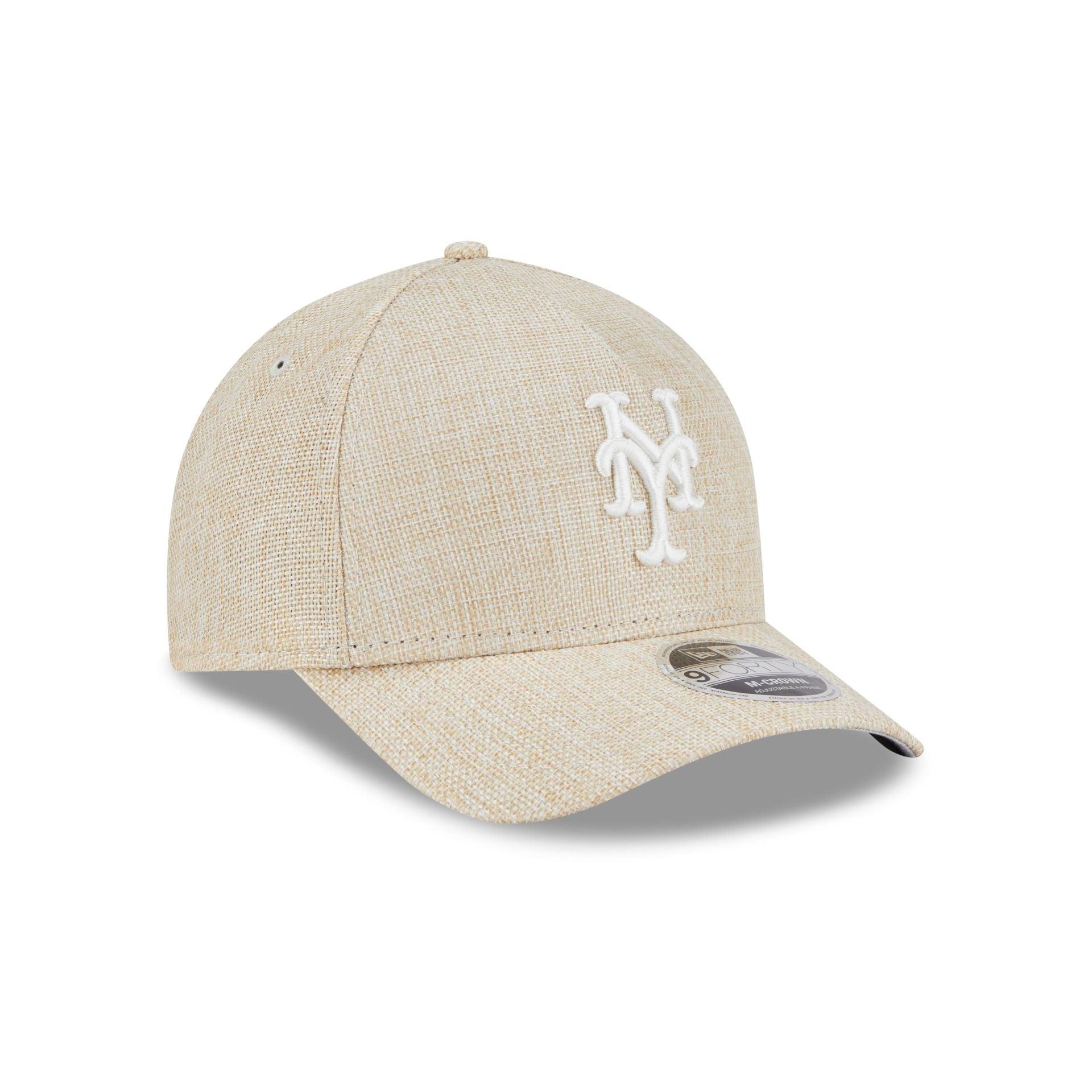 New York Mets Cotton Weave Stone 9FORTY M-Crown A-Frame Snapback Hat Male Product Image