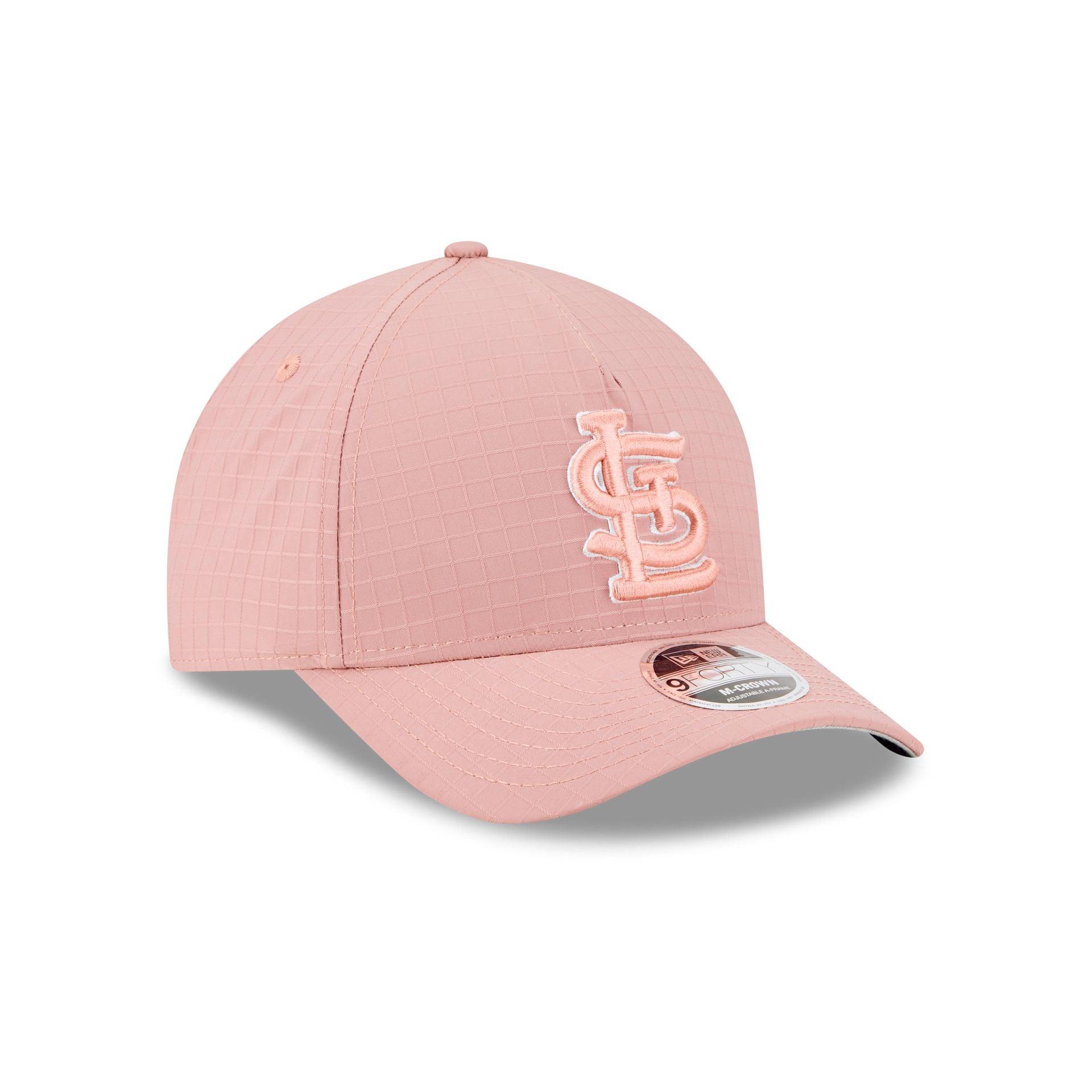 St. Louis Cardinals Pink Ripstop 9FORTY M-Crown A-Frame Snapback Hat Male Product Image