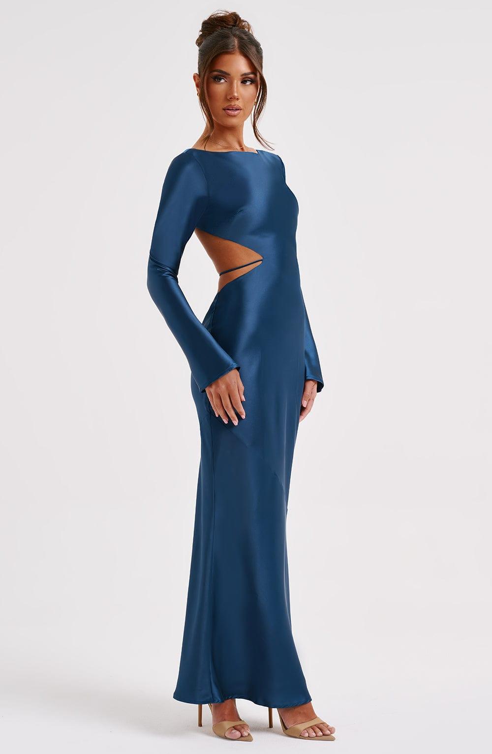 Rafi Maxi Dress - Teal Product Image