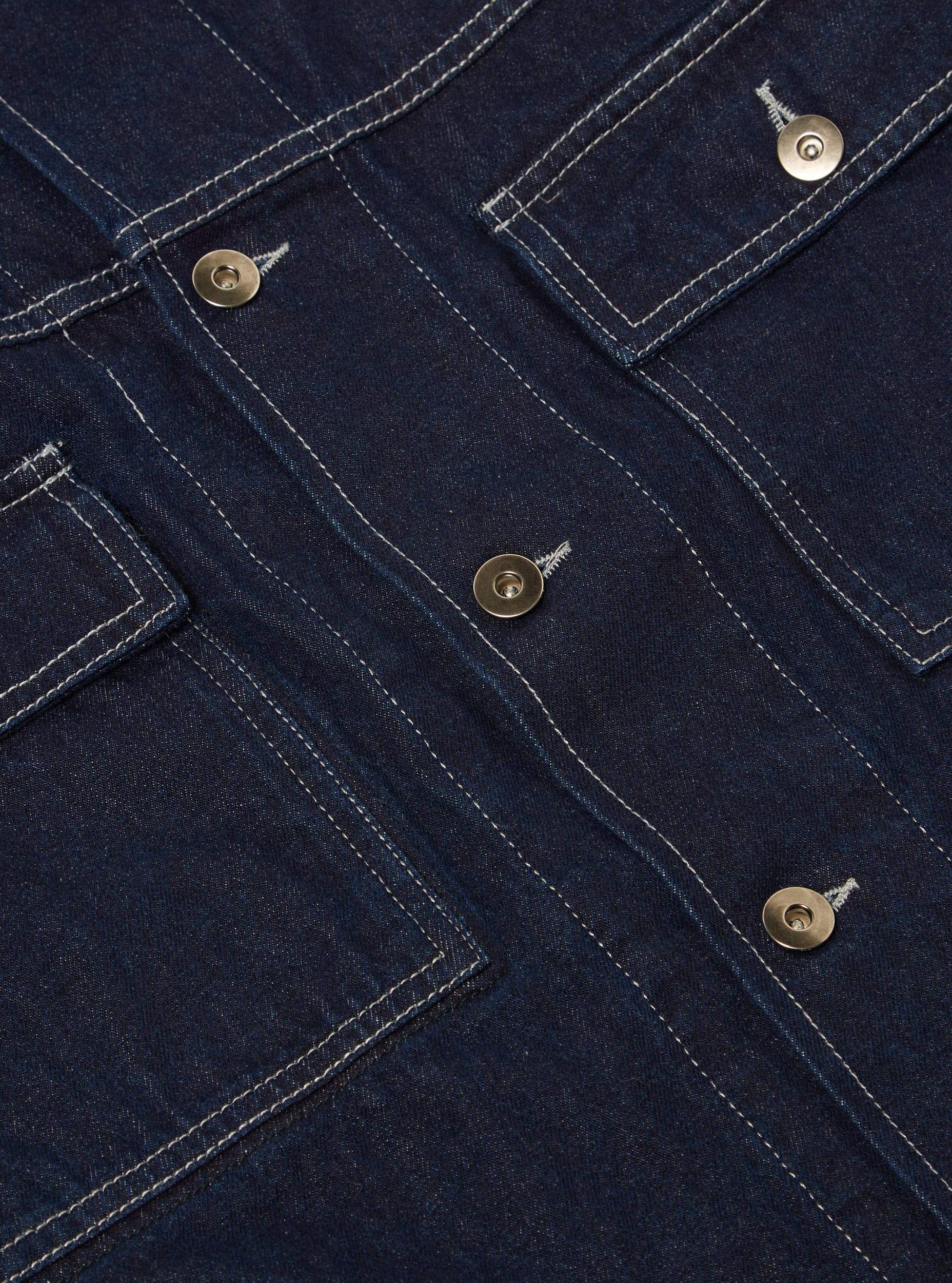 Indigo 11oz Denim Trucker Jacket Product Image