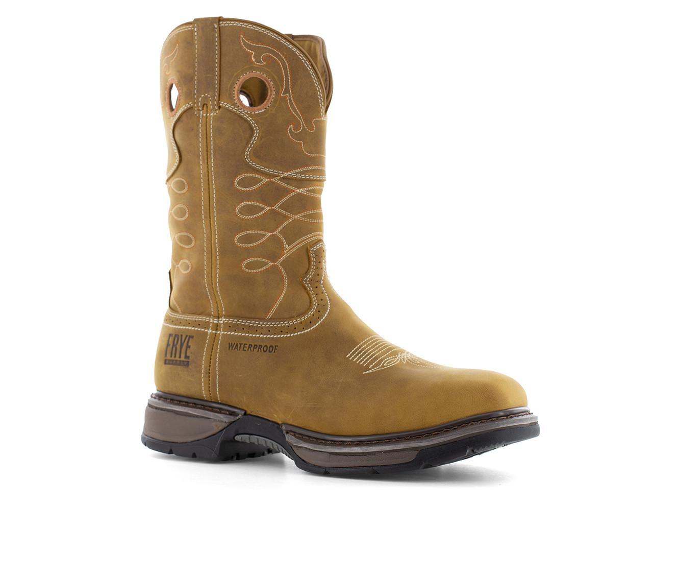 Men's Frye Supply Waterproof Western Safety-Crafted Boot Work Boots Product Image