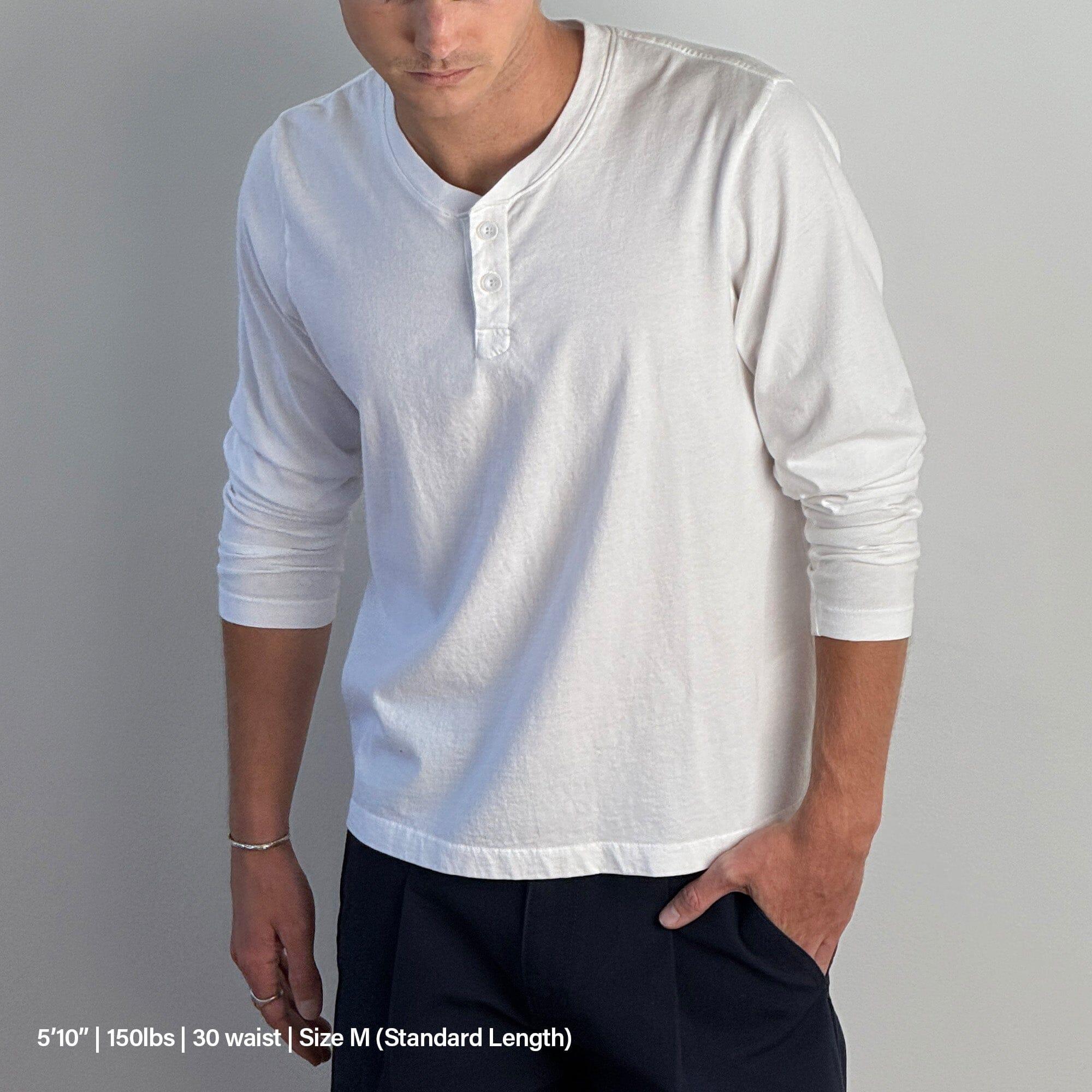 Los Feliz Crop Muscle Tee | Henley Long Sleeve Male Product Image