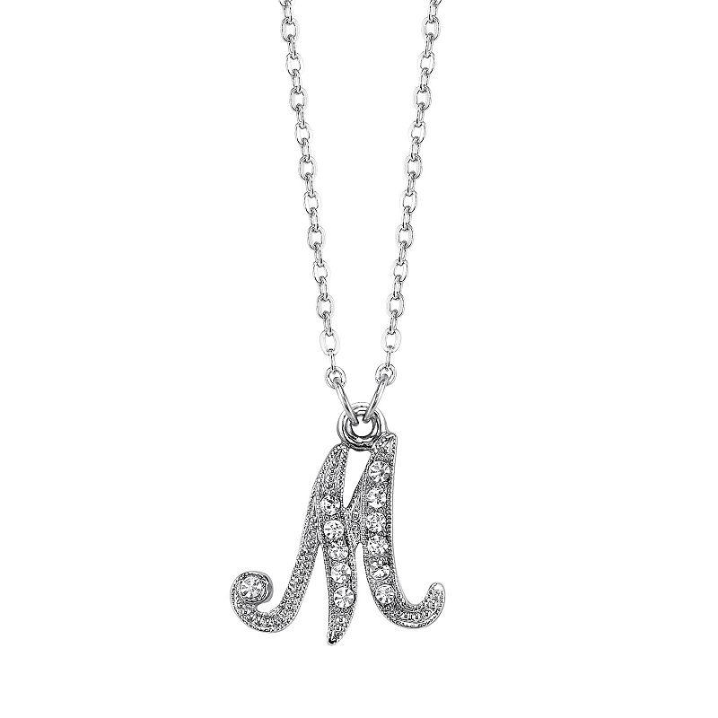 1928 Script Initial Necklace, Womens Product Image