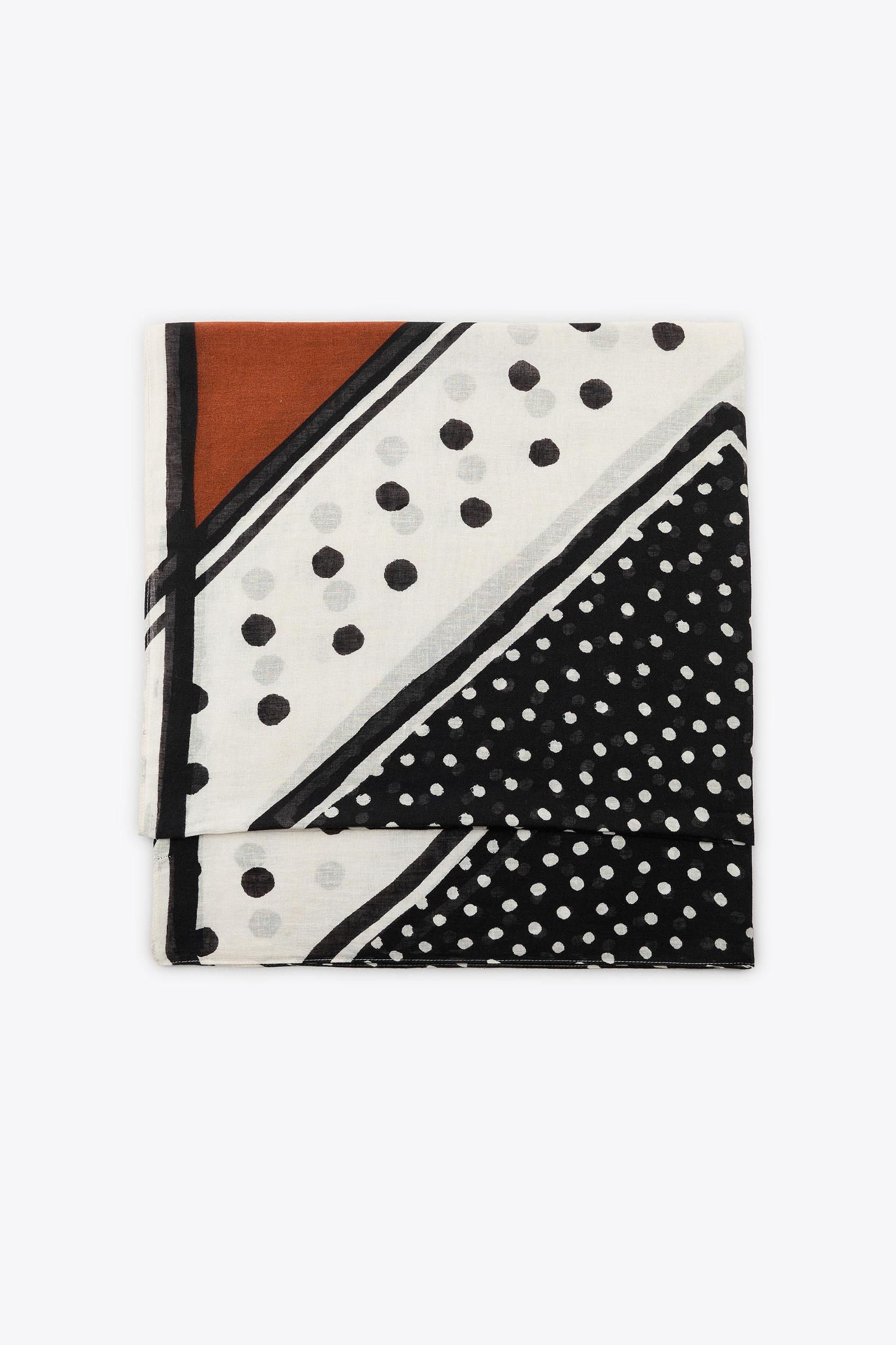 PRINTED COTTON SCARF Product Image