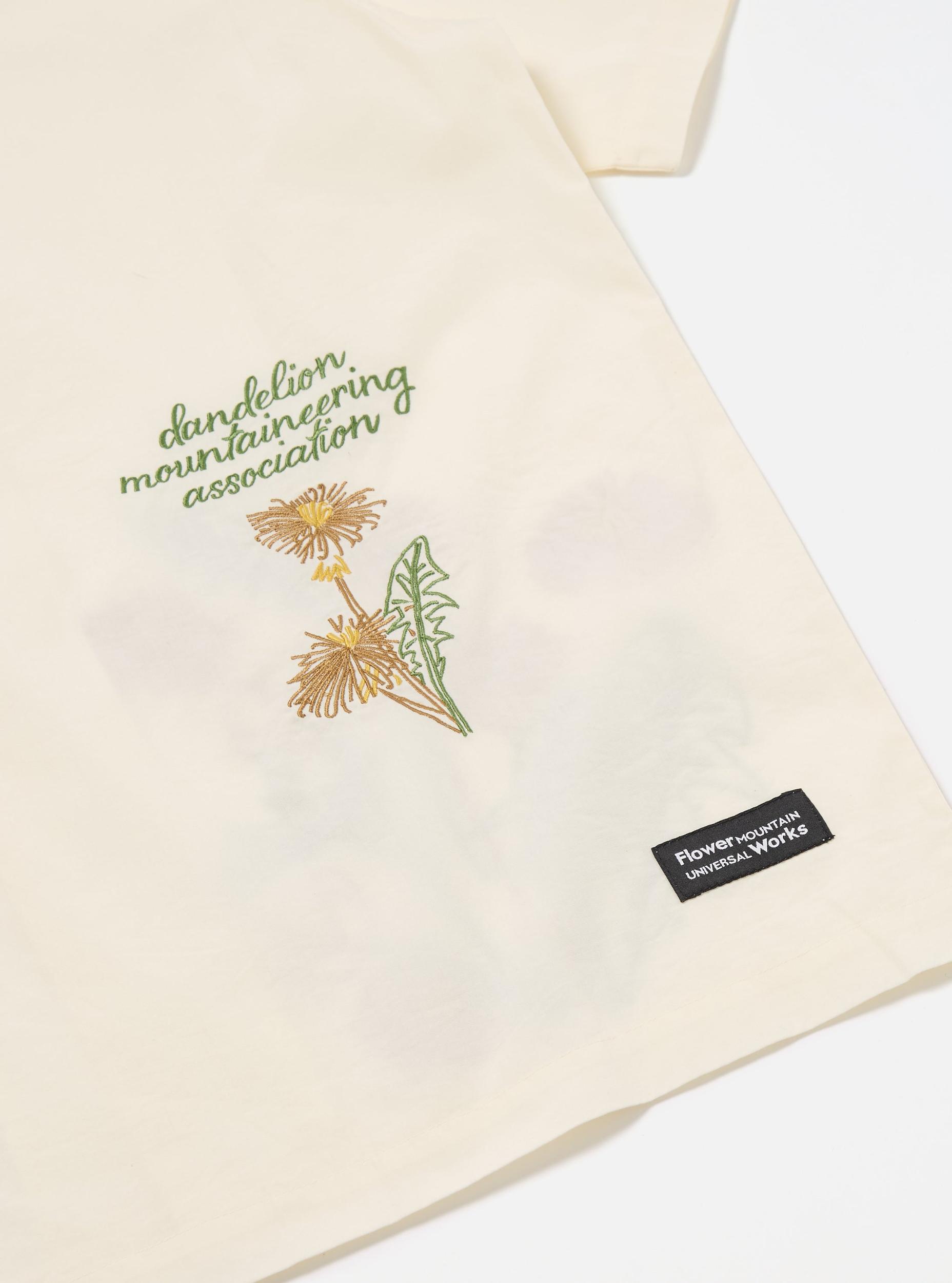 Flower Mountain x Universal Works Ecru Broadcloth Minari Shirt Product Image