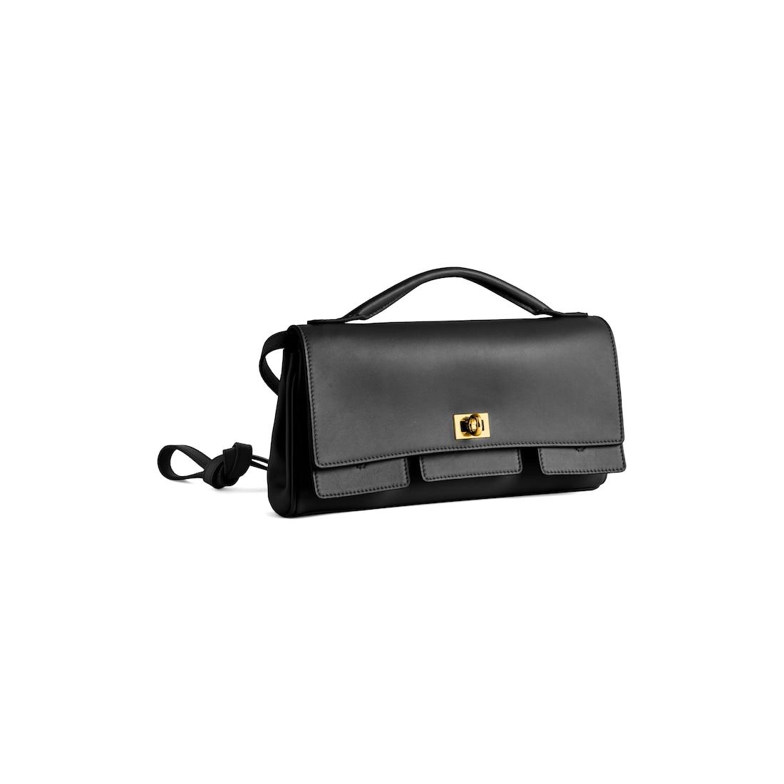 Women's Bel Air Clutch On Strap Small in Black Product Image