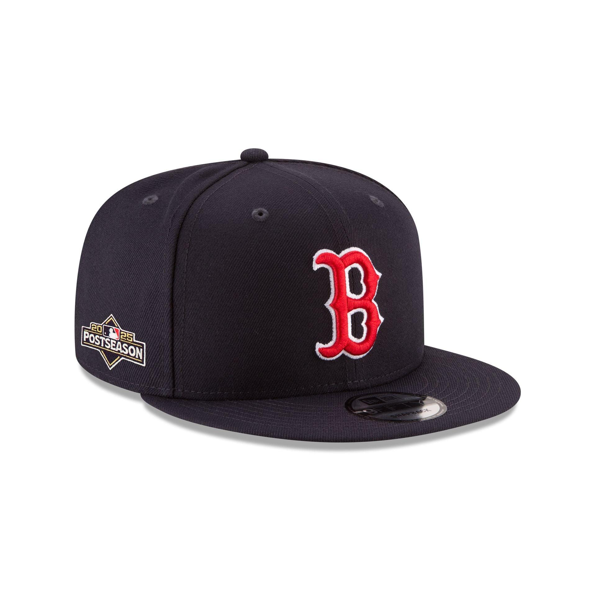Boston Red Sox 2025 Postseason Side Patch 9FIFTY Snapback Hat Male Product Image