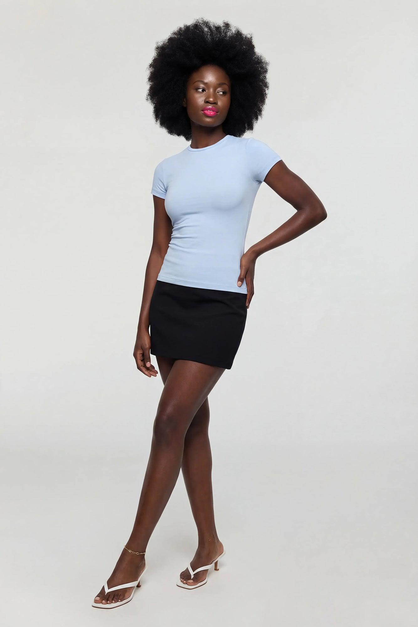 High Neck T-Shirt Female Product Image