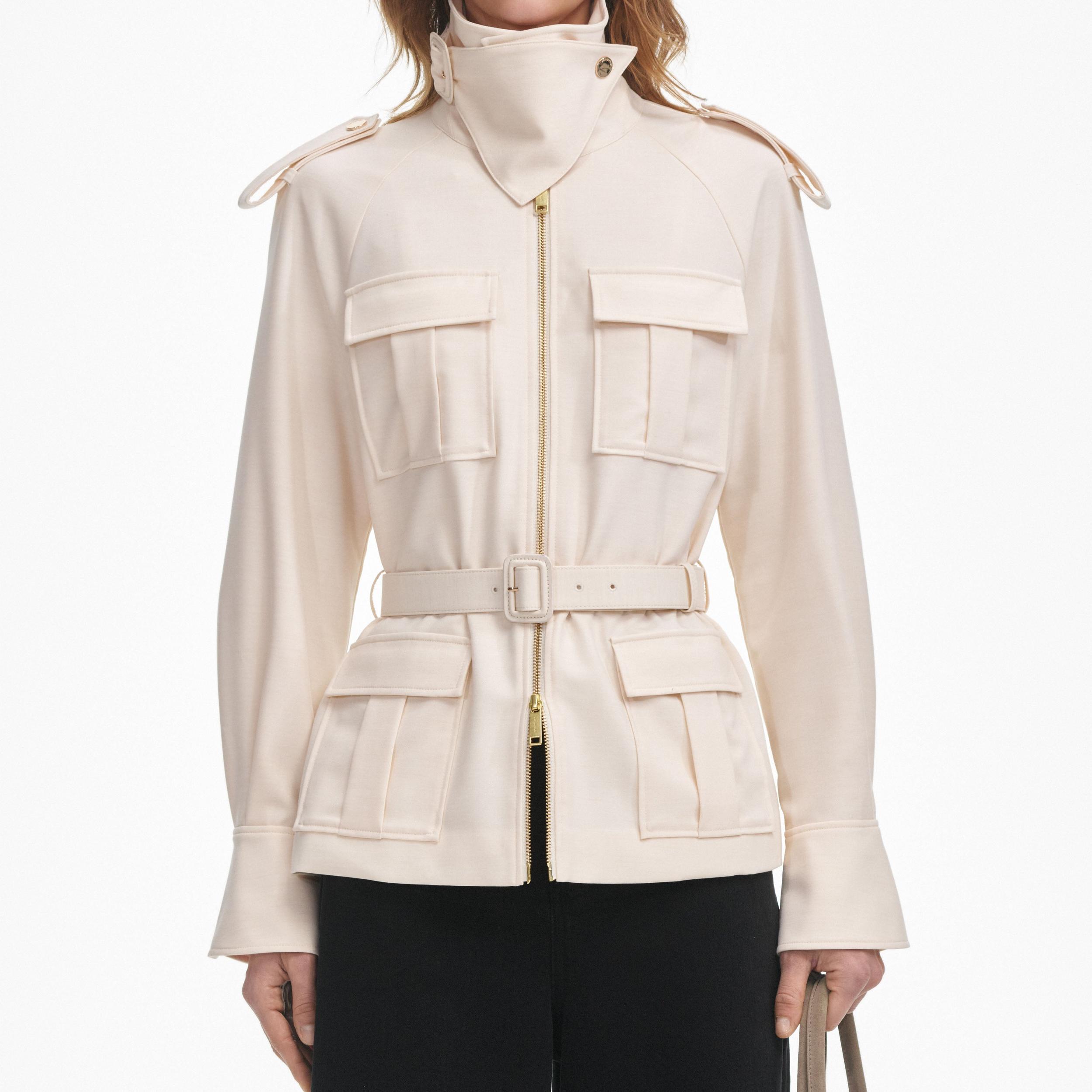 Cream Twill Jacket Product Image
