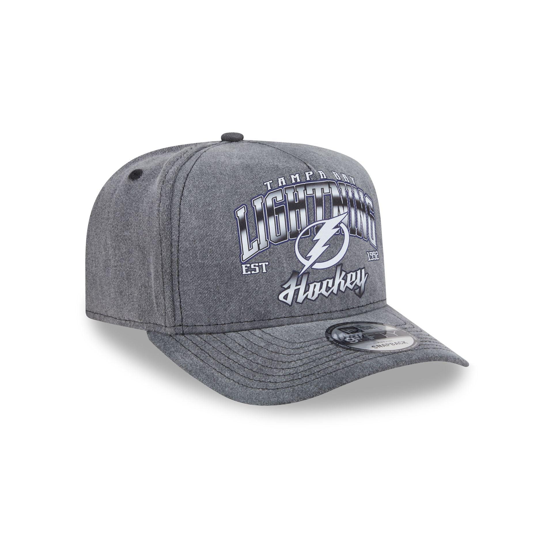 Tampa Bay Lightning Washed 9FIFTY A-Frame Snapback Hat Male Product Image