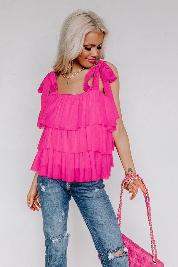 Big Deal Ruffle Top Product Image