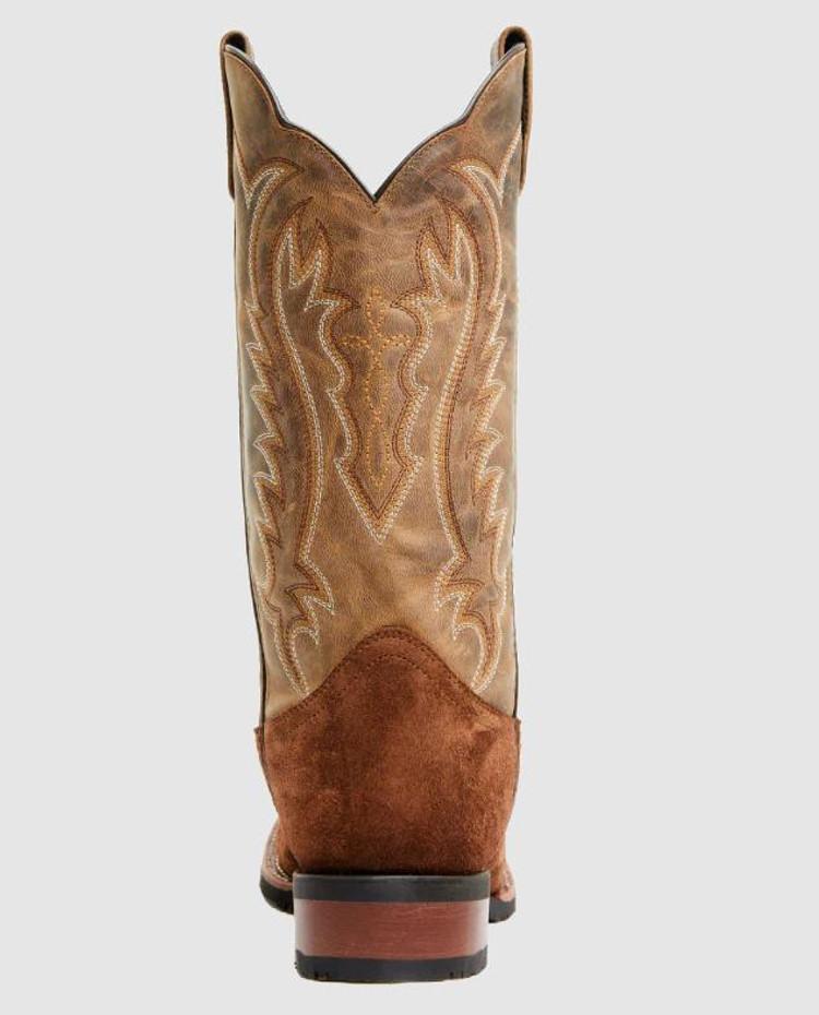 SALE Dan Post Laredo® Men's Rust Roughout Square Toe Boots Product Image