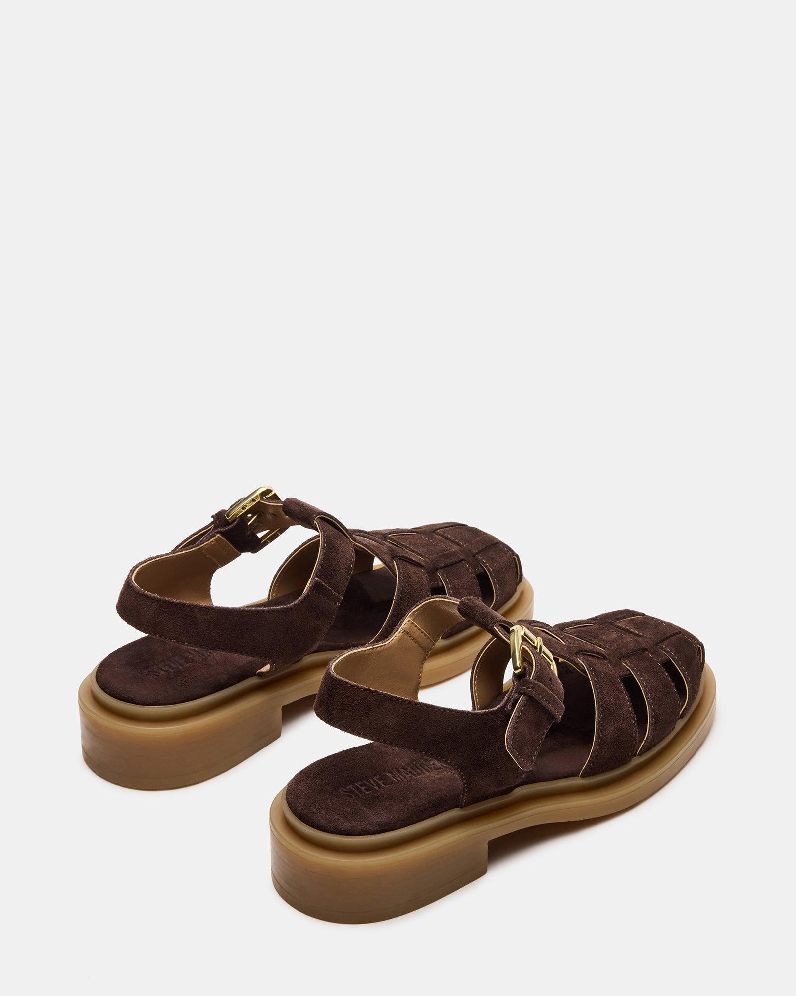TOPE CHOCOLATE BROWN SUEDE Female Product Image